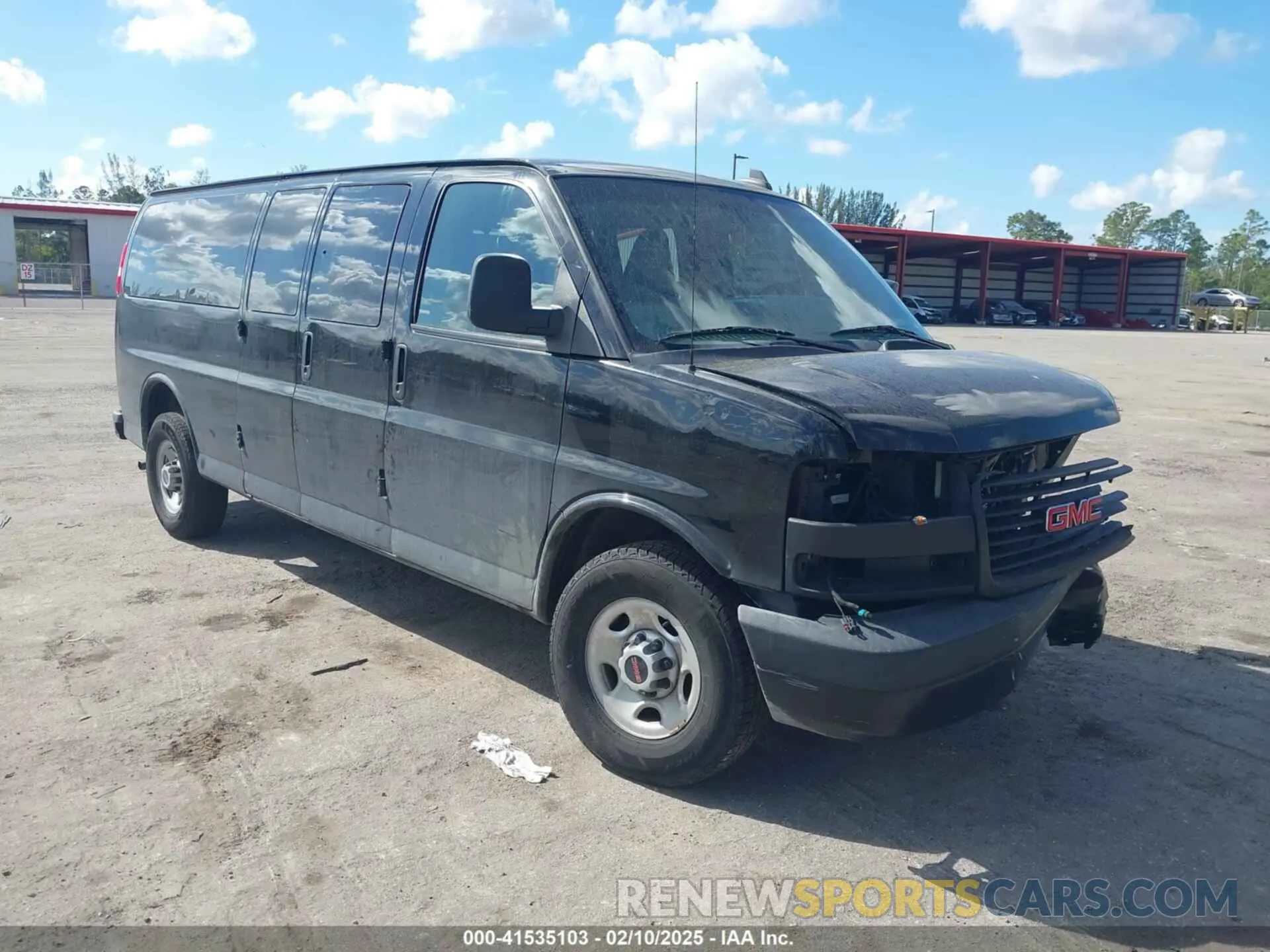 1 Photograph of a damaged car 1GJZ7NFG6K1301110 GMC SAVANA 3500 2019