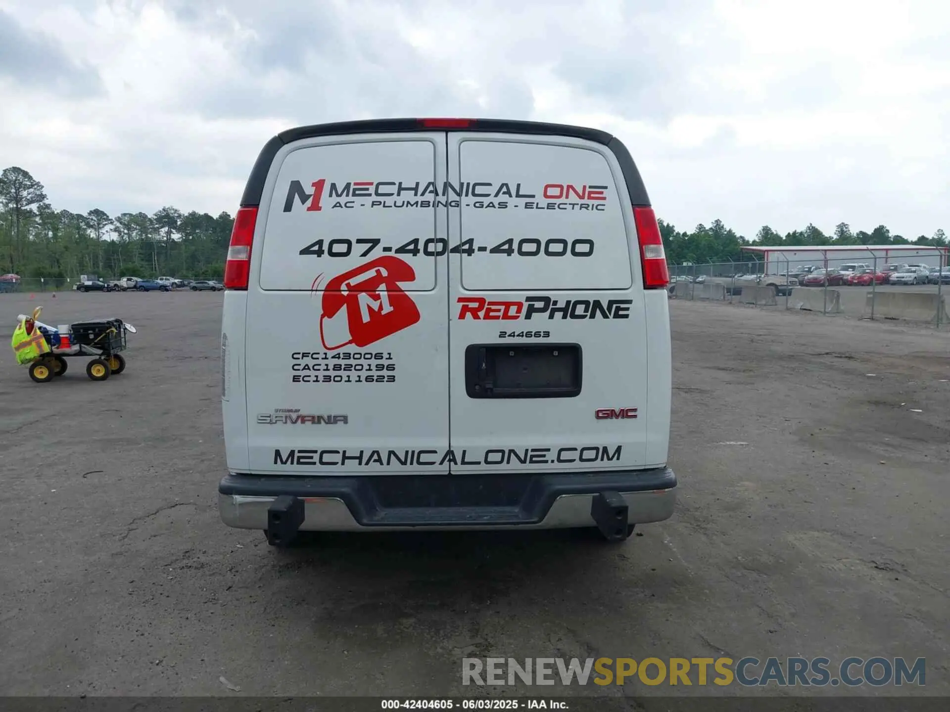 16 Photograph of a damaged car 1GTW7AFG7L1244663 GMC SAVANA CARGO 2020
