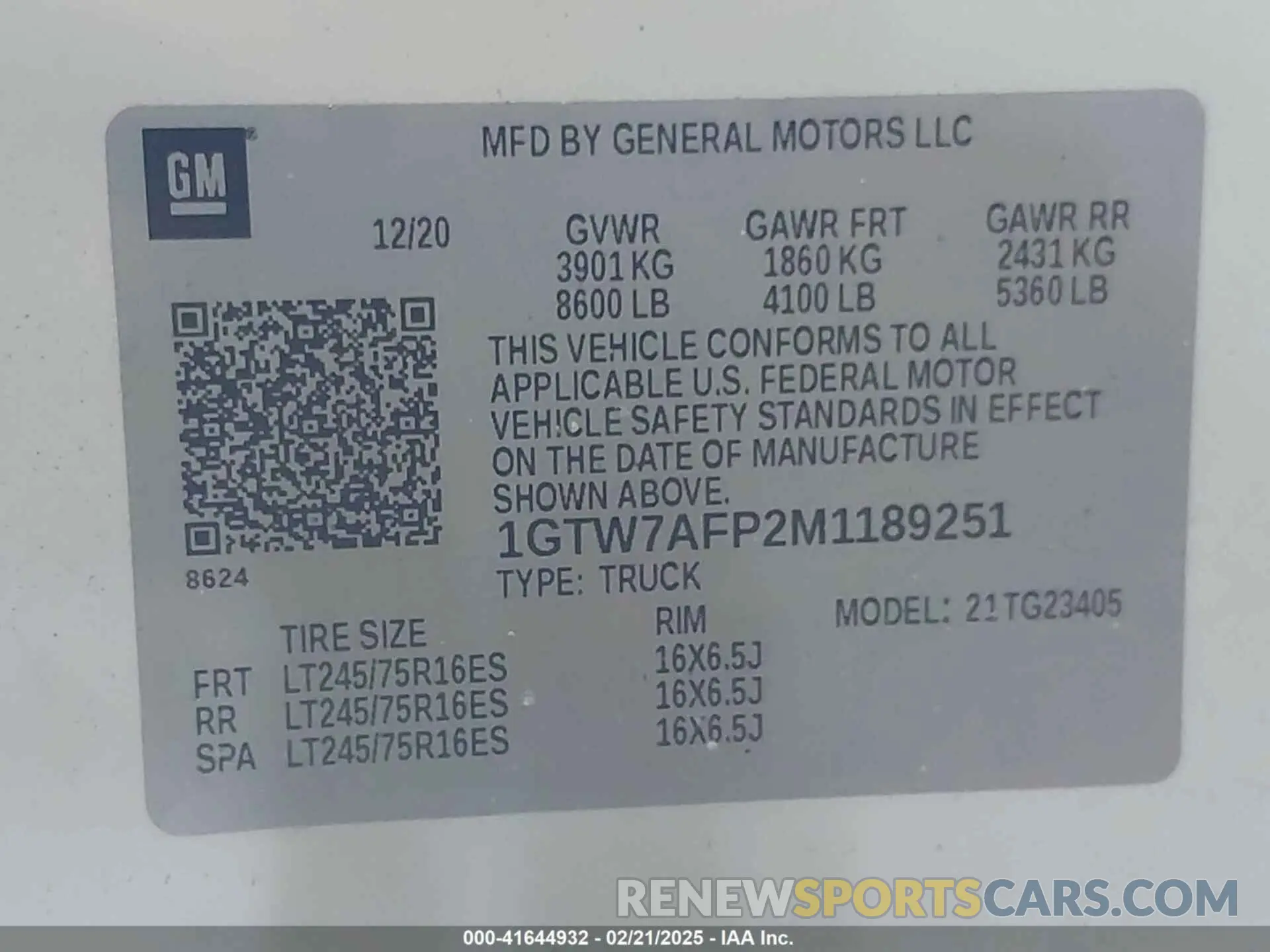 9 Photograph of a damaged car 1GTW7AFP2M1189251 GMC SAVANA CARGO 2021