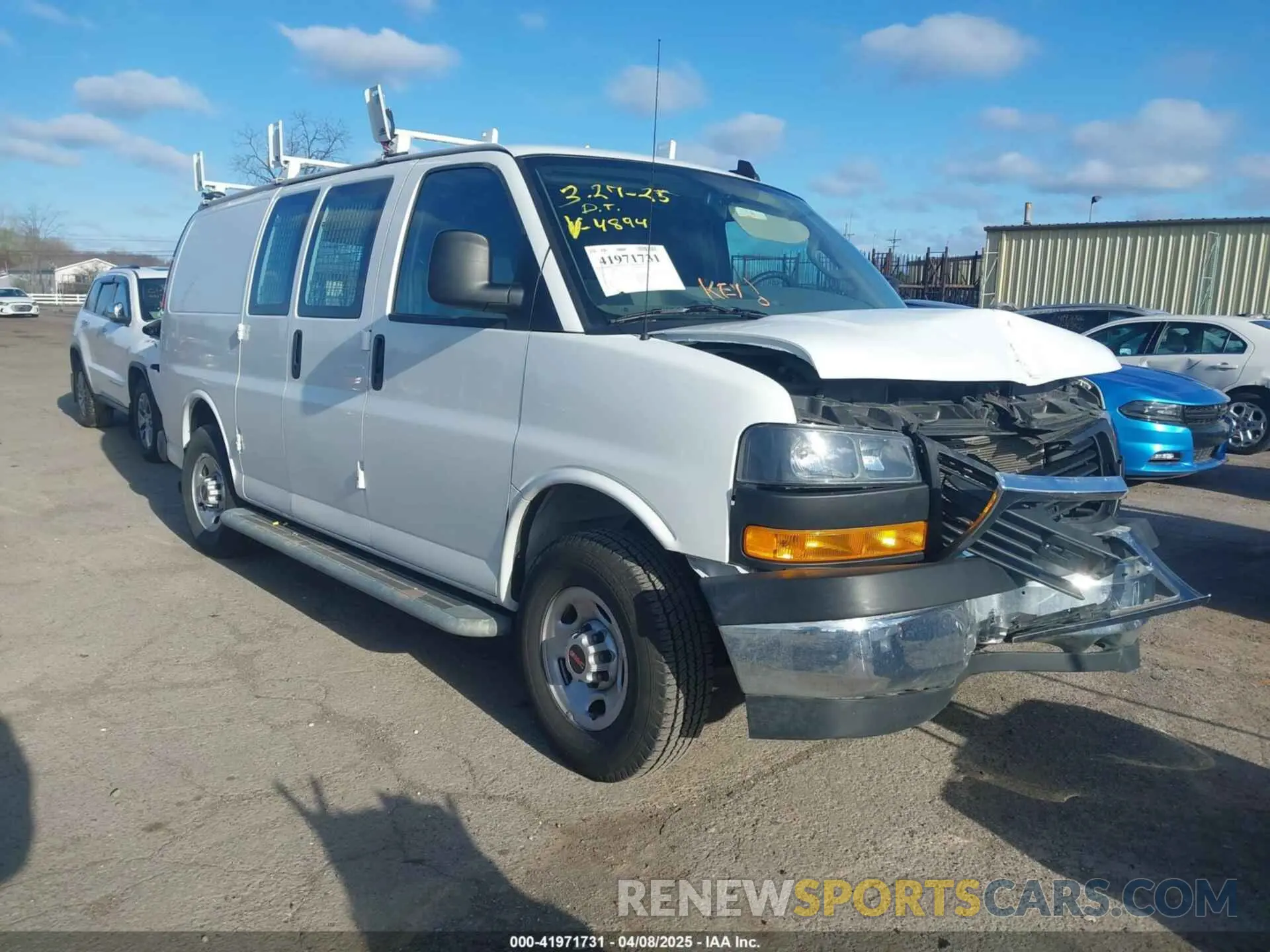1 Photograph of a damaged car 1GTW7AFP0P1214894 GMC SAVANA CARGO 2023
