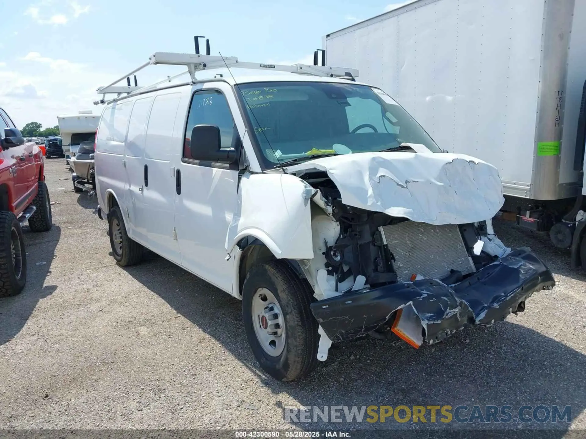 1 Photograph of a damaged car 1GTW7AFP9P1152928 GMC SAVANA CARGO 2023