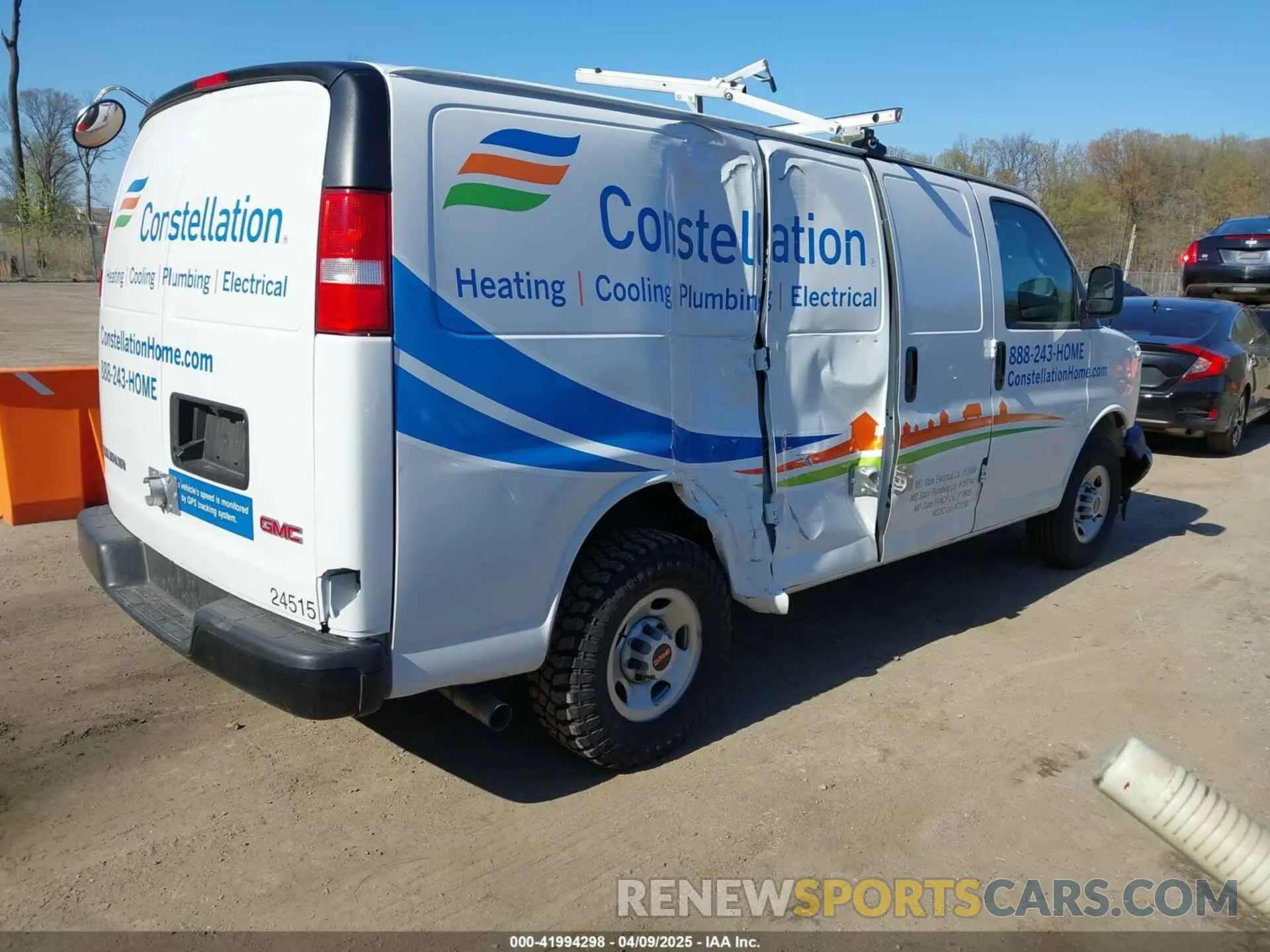 4 Photograph of a damaged car 1GTZ7GFP9R1224486 GMC SAVANA CARGO 2024