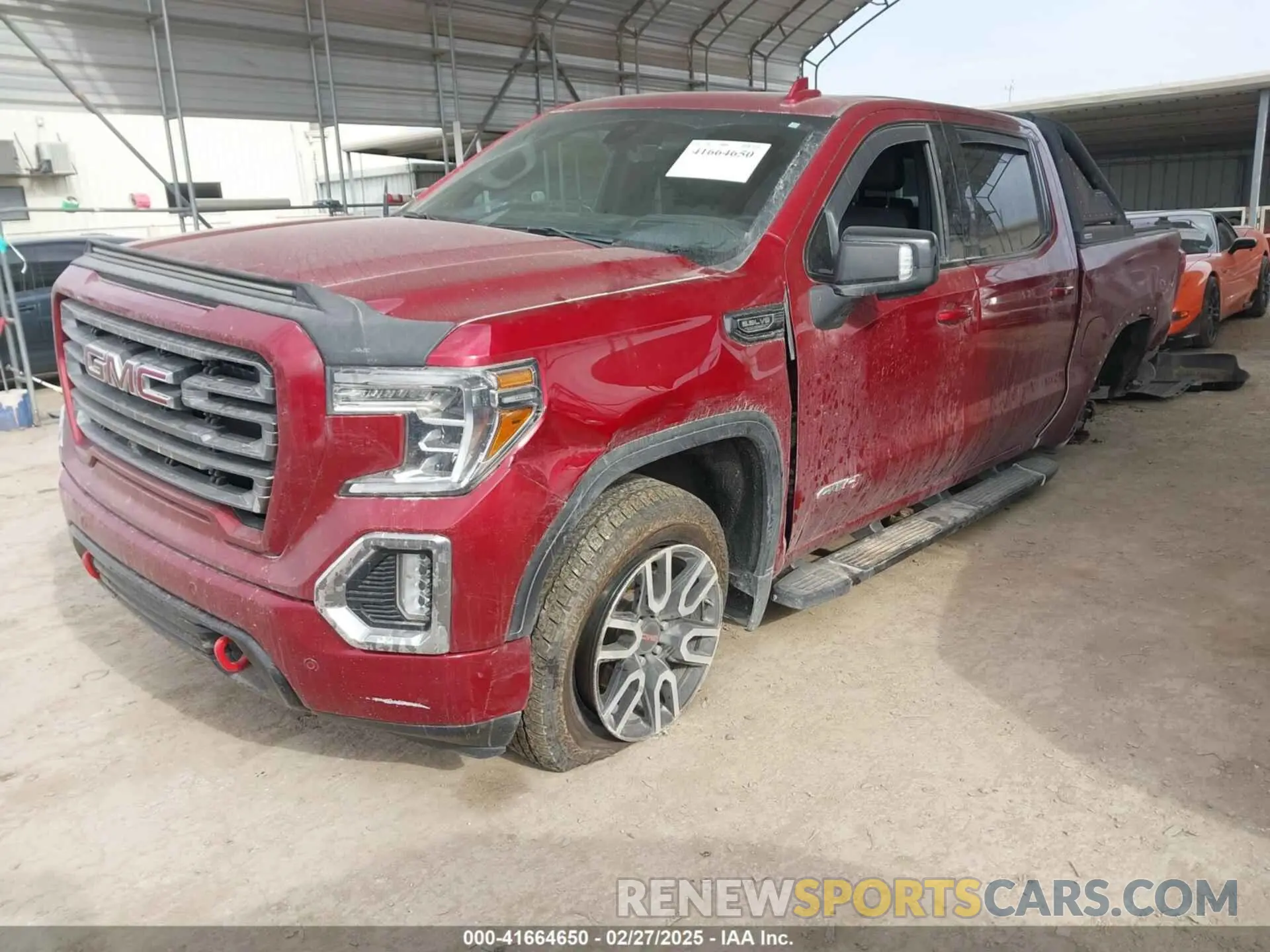 2 Photograph of a damaged car 1GTP9EED2KZ210868 GMC SIERRA 1500 2019