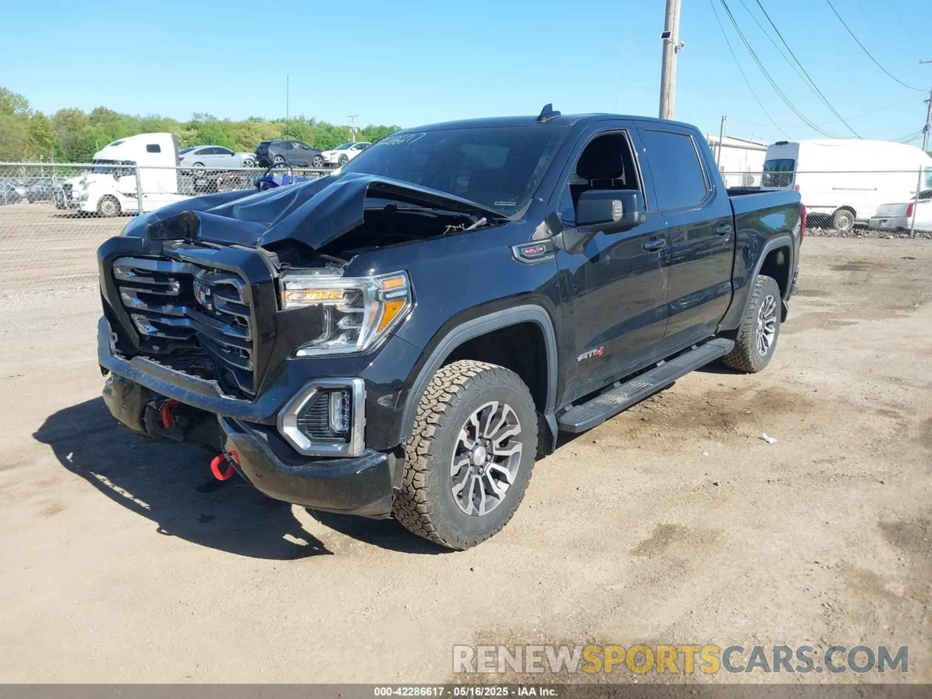 2 Photograph of a damaged car 1GTP9EEL1KZ232898 GMC SIERRA 1500 2019
