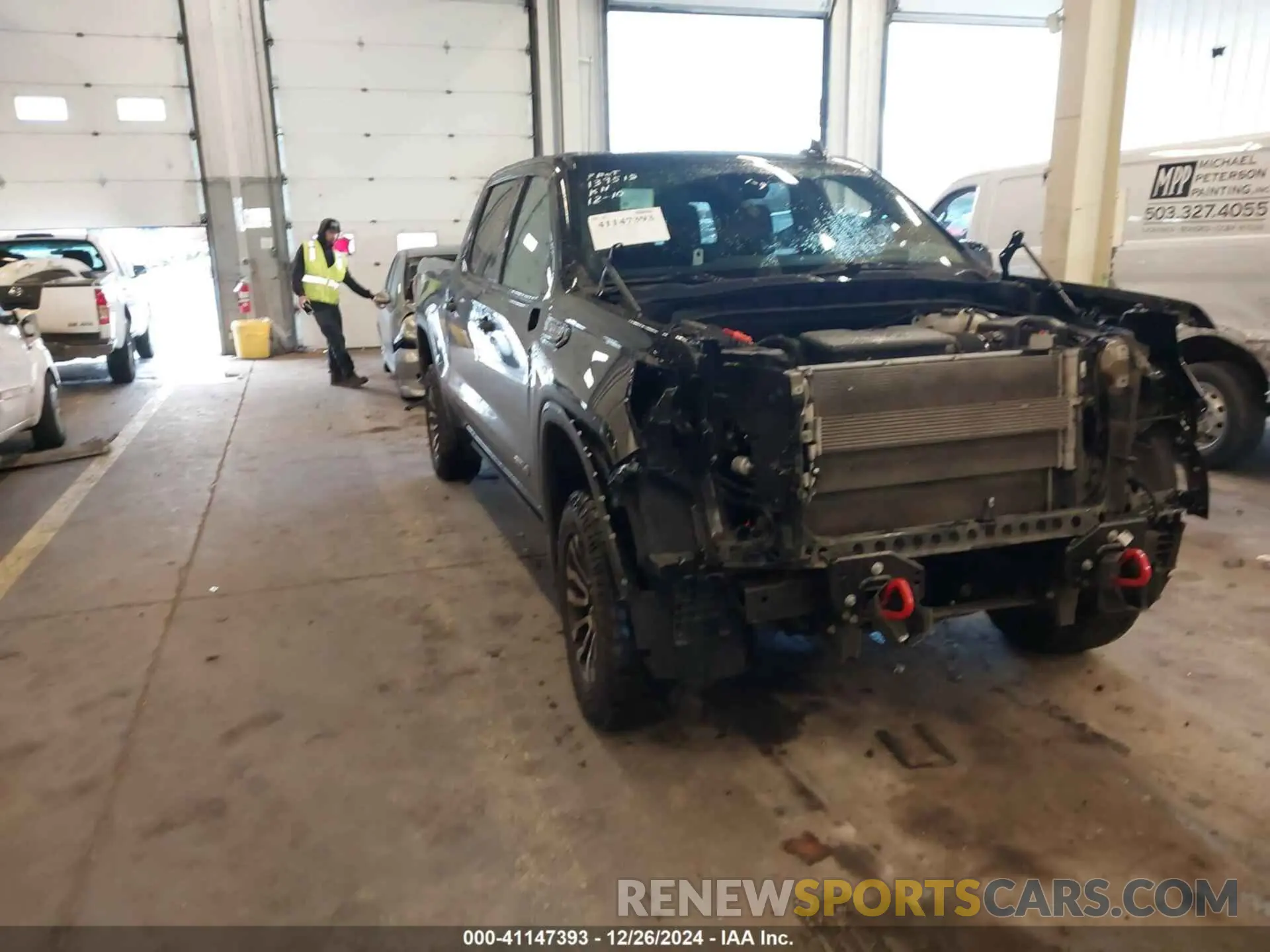 1 Photograph of a damaged car 1GTP9EEL4KZ159168 GMC SIERRA 1500 2019