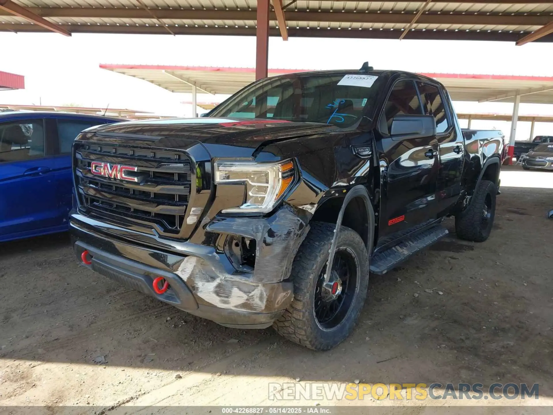 2 Photograph of a damaged car 1GTR9CED5KZ165373 GMC SIERRA 1500 2019
