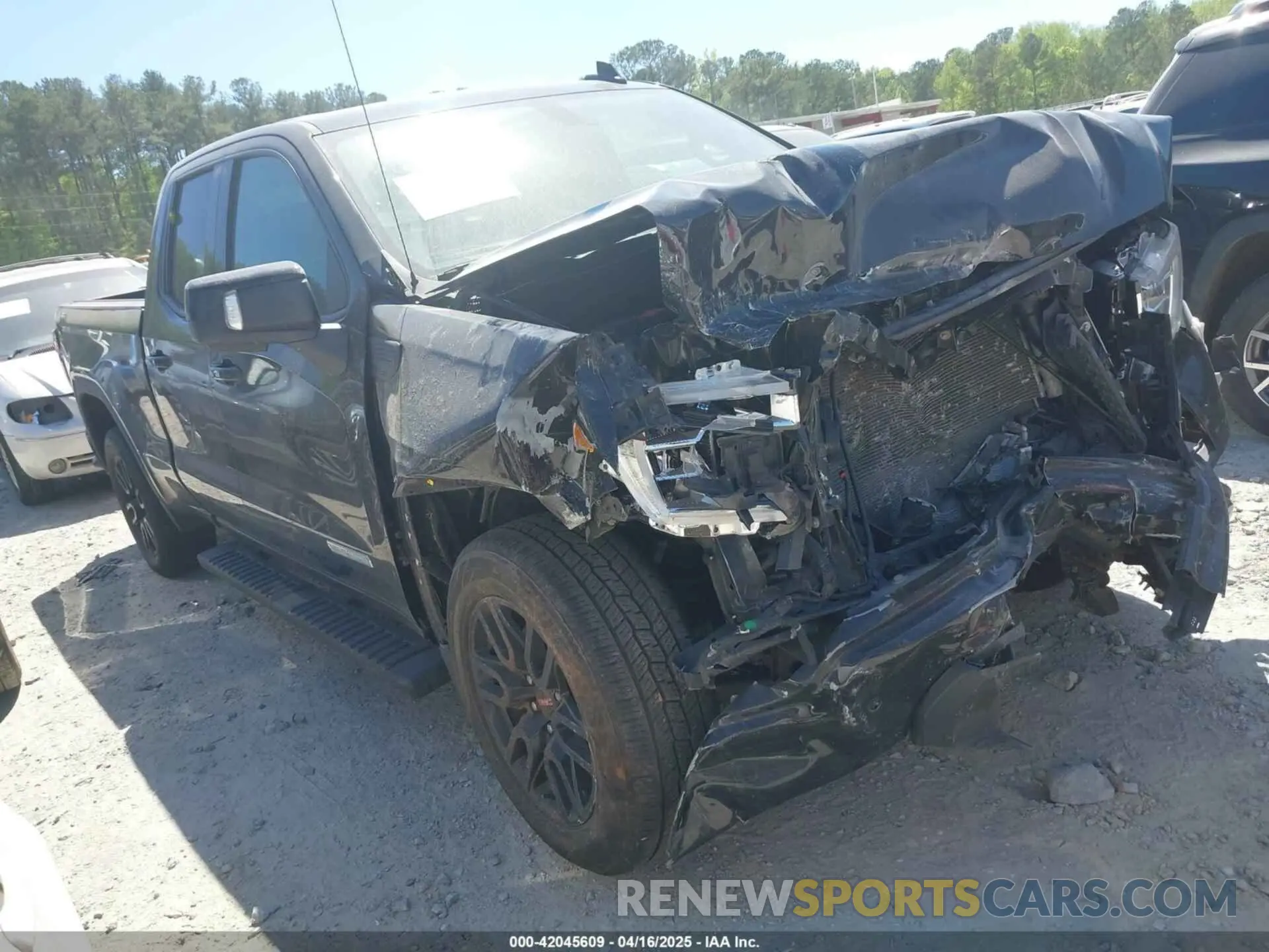1 Photograph of a damaged car 1GTR9CEK4KZ197696 GMC SIERRA 1500 2019