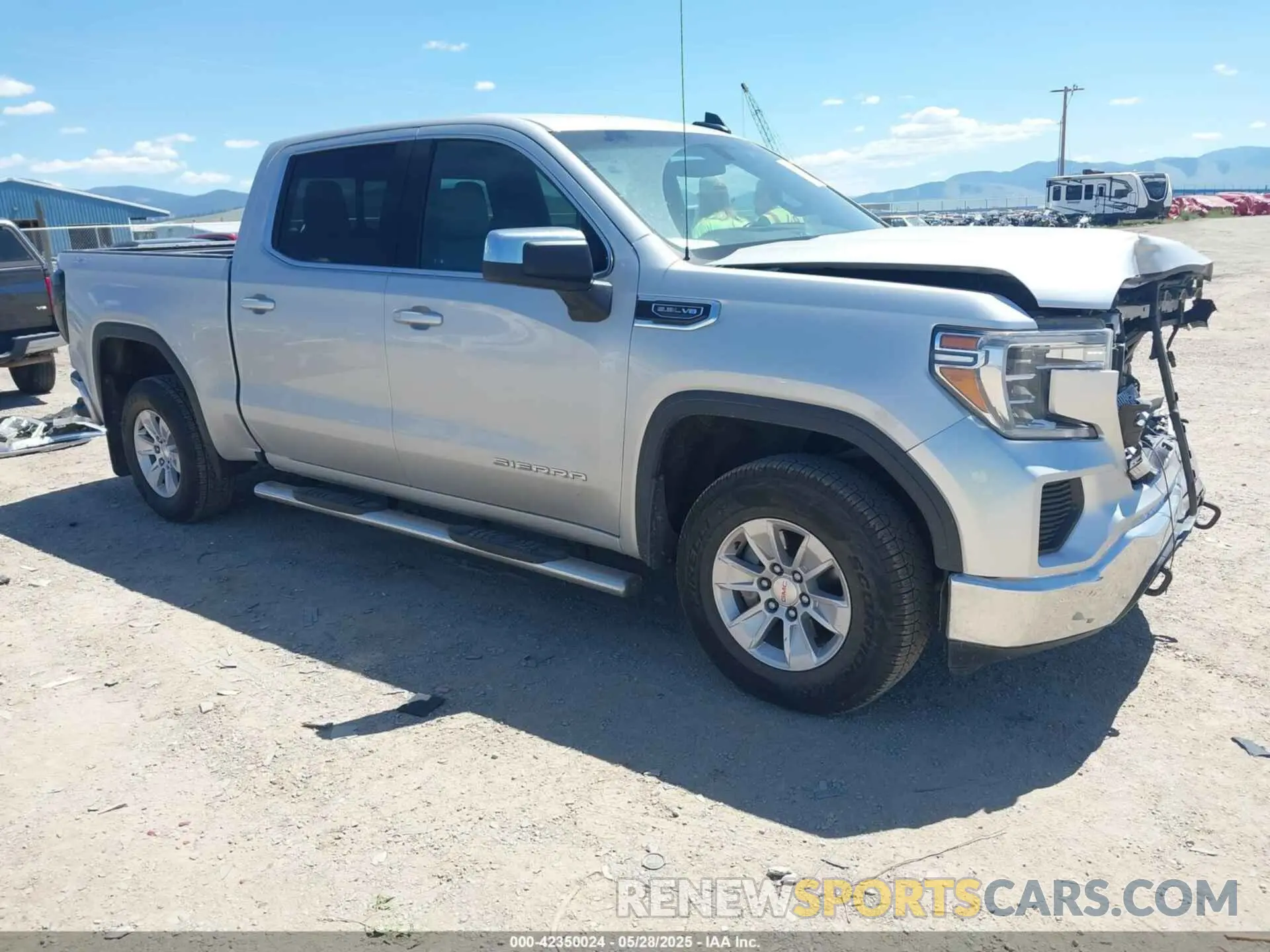 1 Photograph of a damaged car 1GTU9BED7KZ341182 GMC SIERRA 1500 2019