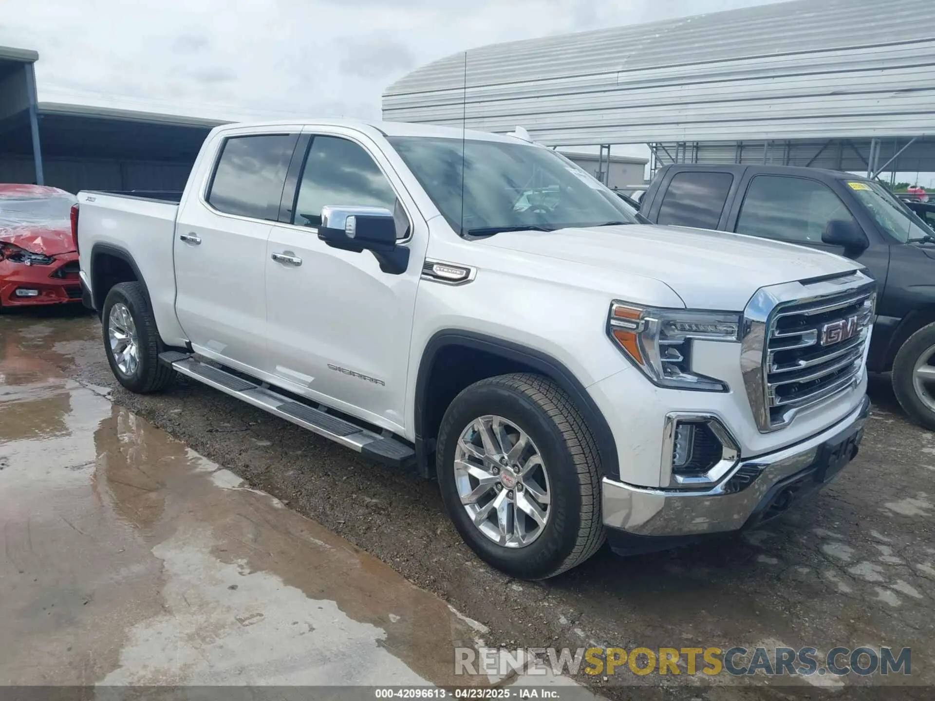 1 Photograph of a damaged car 1GTU9DED1KZ193901 GMC SIERRA 1500 2019