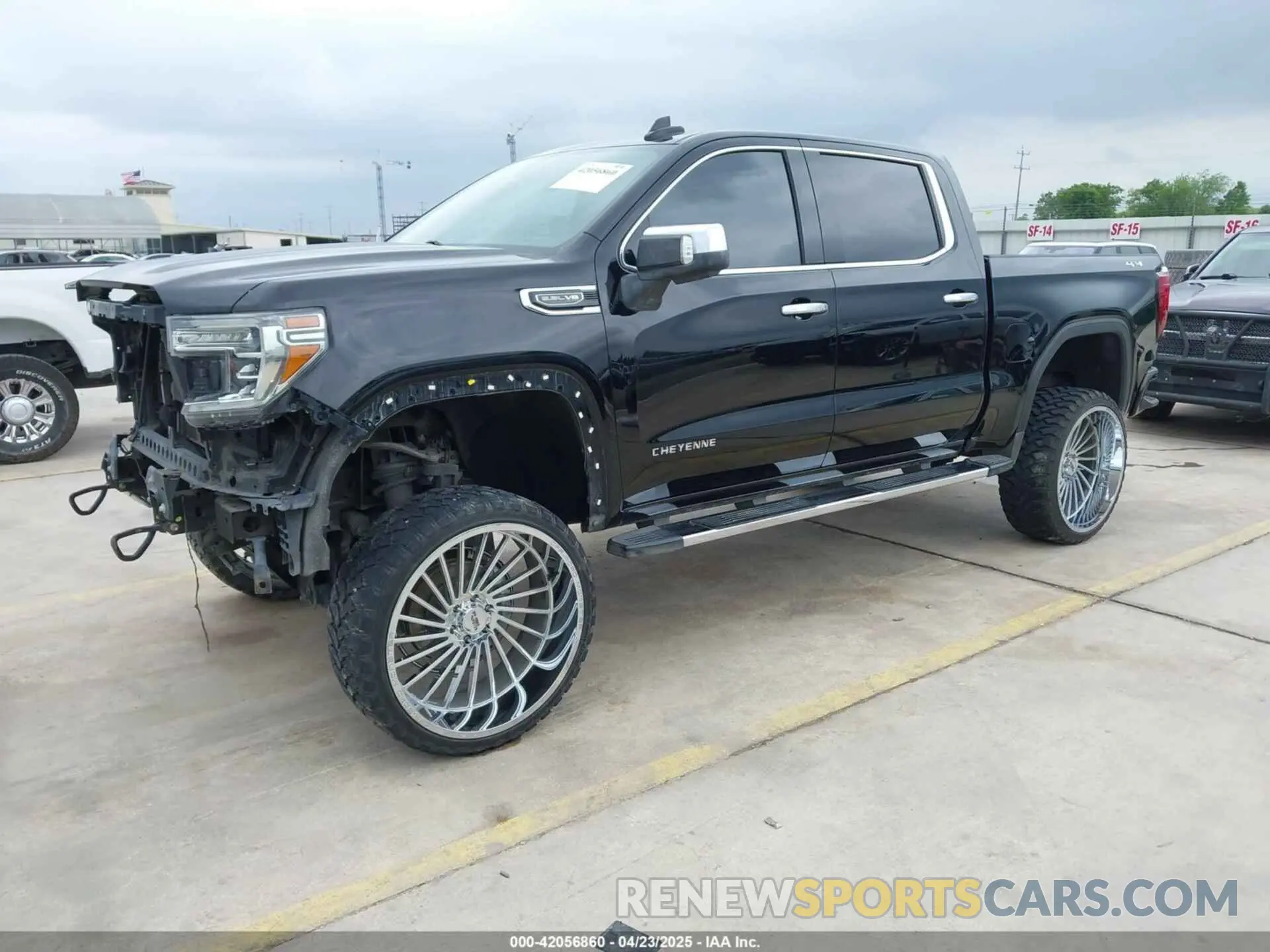 2 Photograph of a damaged car 1GTU9DED3KZ118083 GMC SIERRA 1500 2019