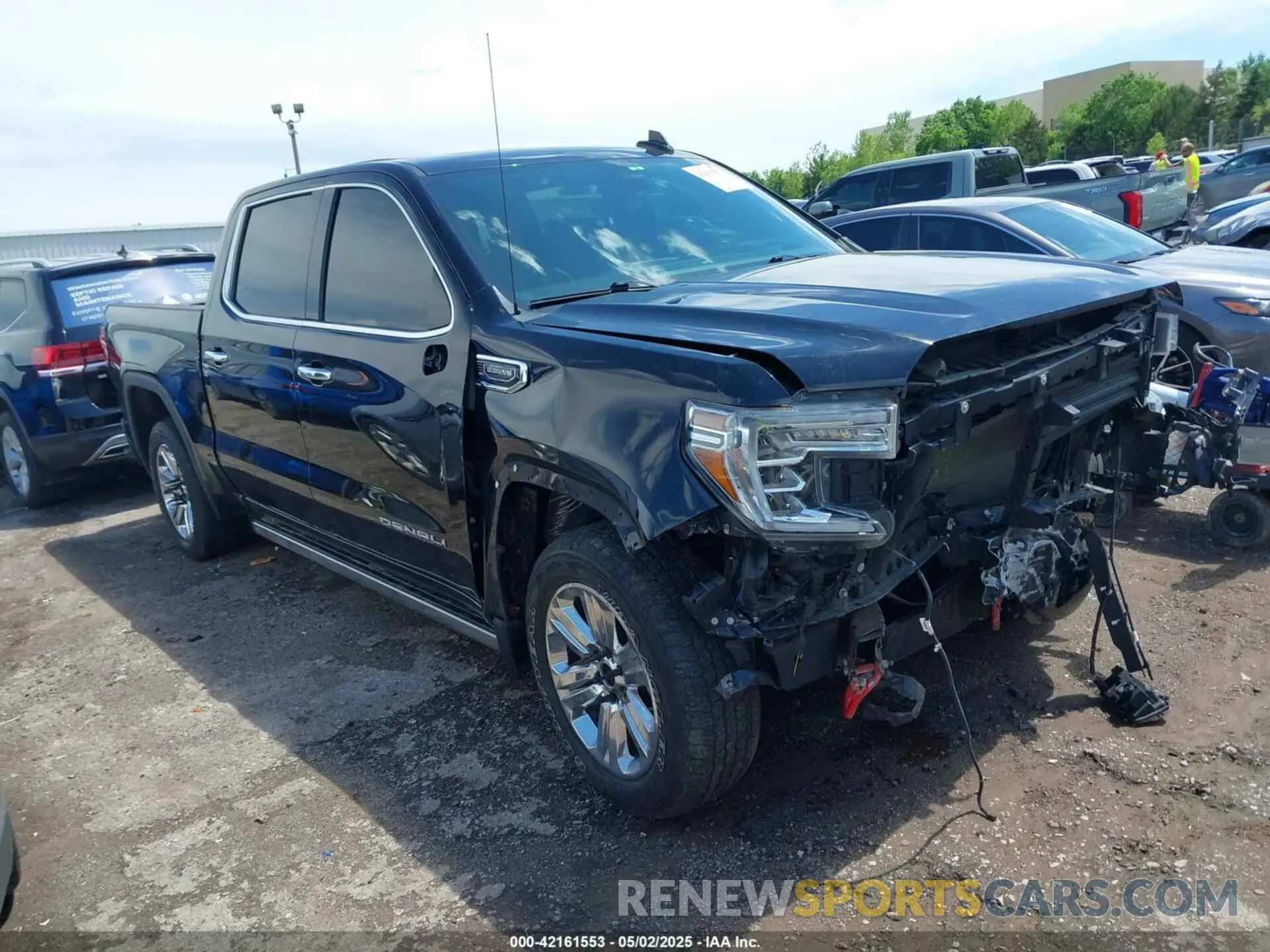 1 Photograph of a damaged car 1GTU9FED1KZ407927 GMC SIERRA 1500 2019
