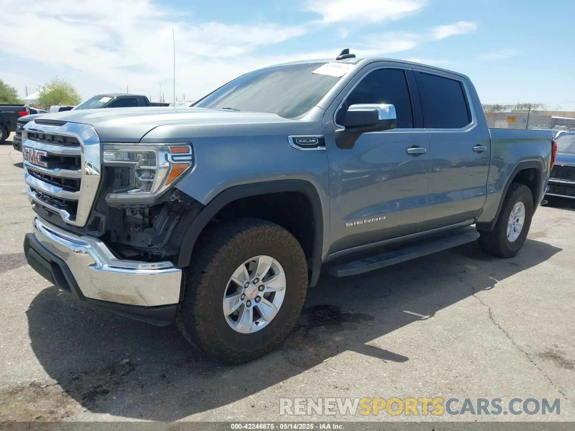 2 Photograph of a damaged car 3GTP8BED3KG240124 GMC SIERRA 1500 2019