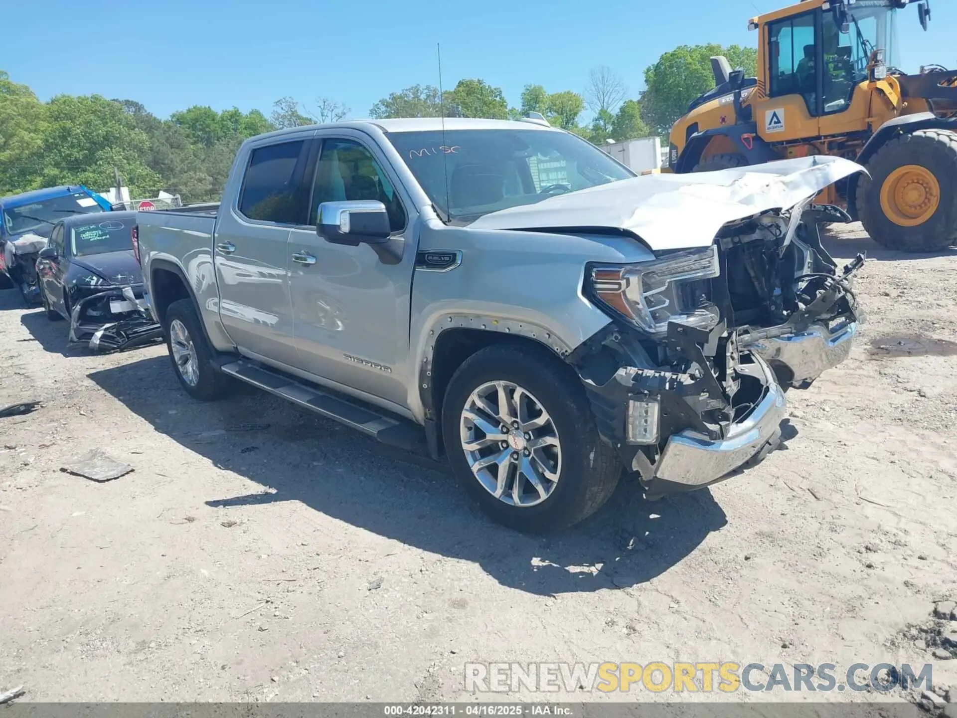 1 Photograph of a damaged car 3GTP8DED5KG229850 GMC SIERRA 1500 2019