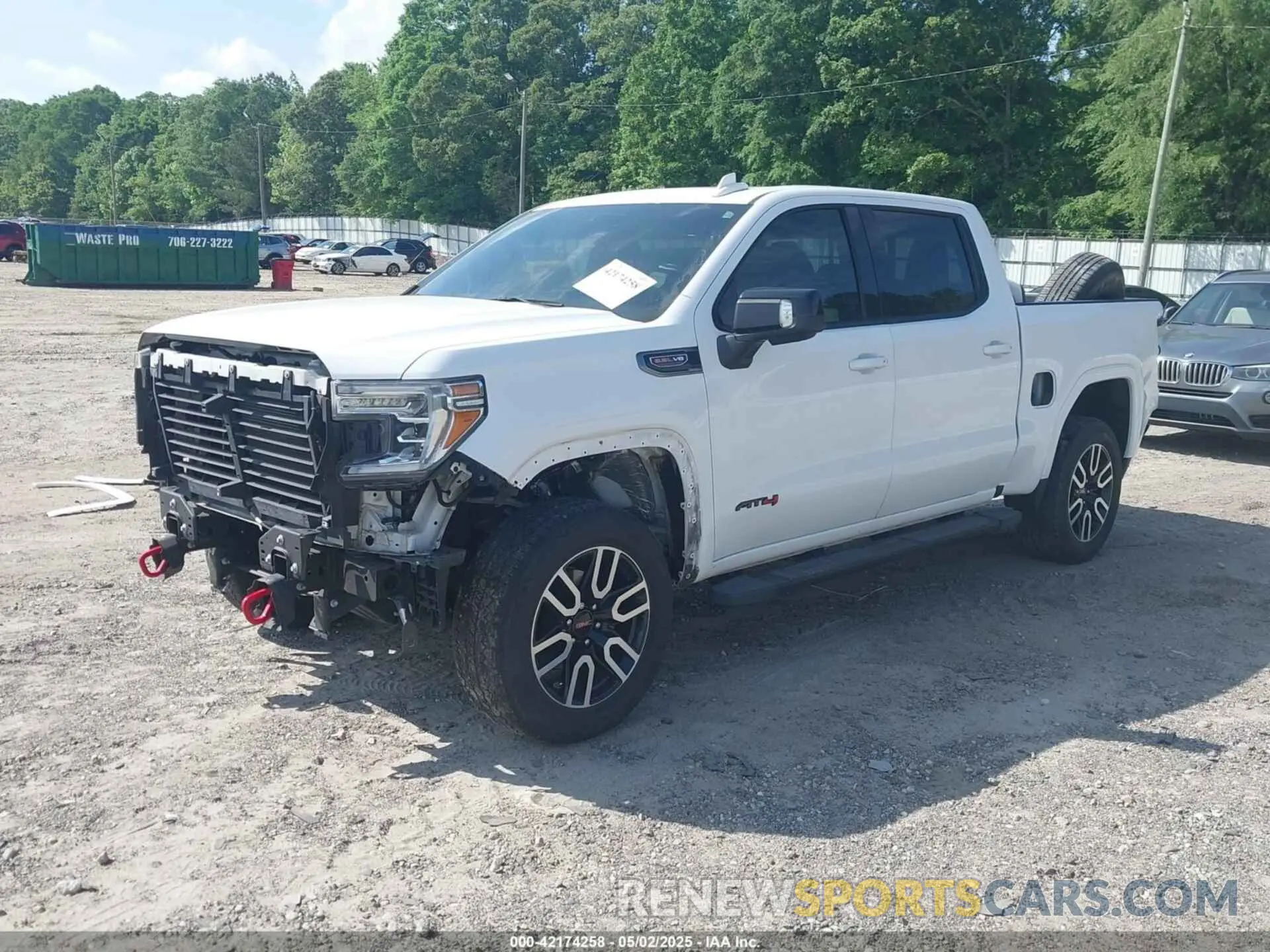 2 Photograph of a damaged car 3GTP9EEL2KG203958 GMC SIERRA 1500 2019