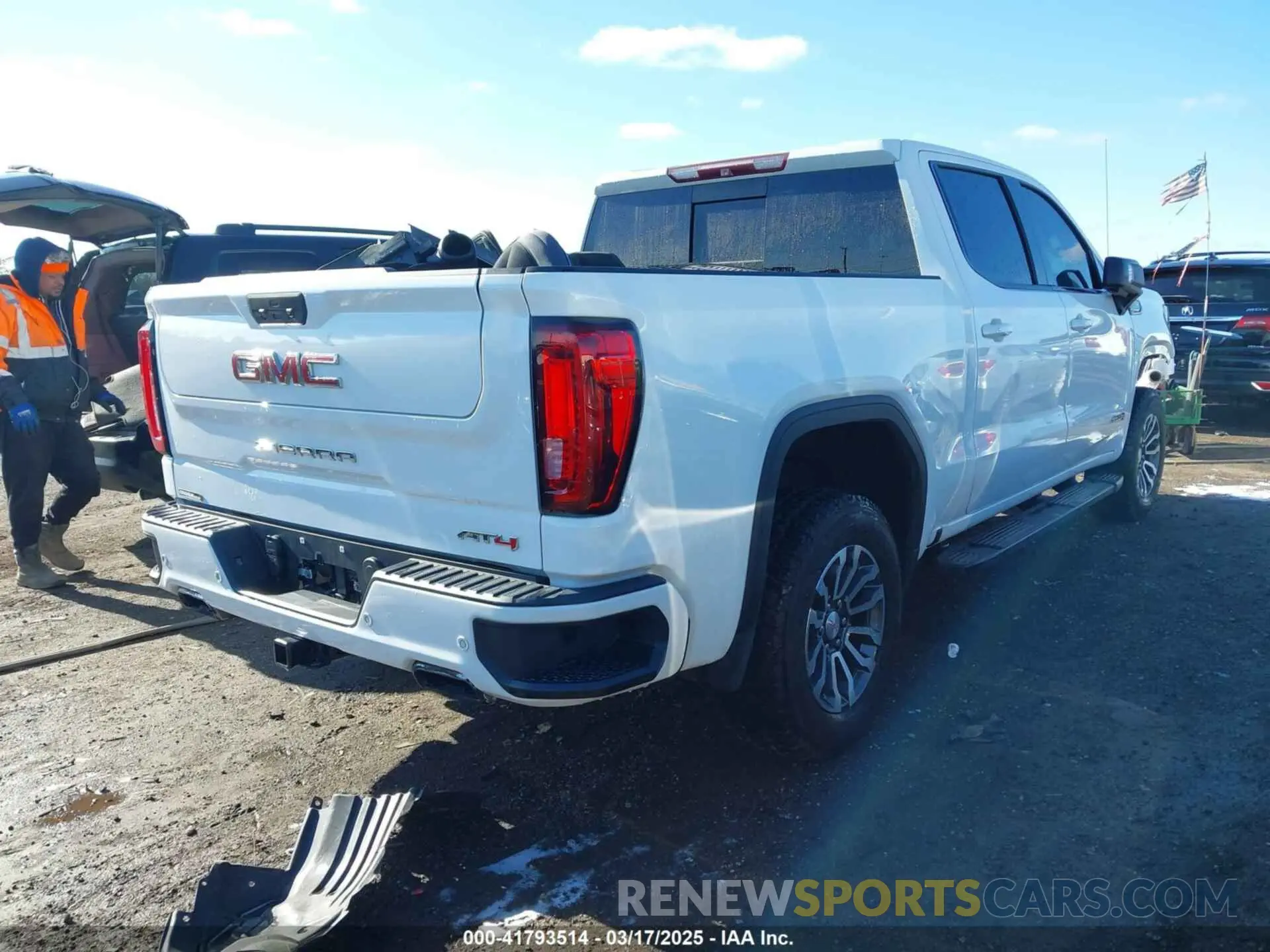 4 Photograph of a damaged car 3GTP9EEL2KG228598 GMC SIERRA 1500 2019