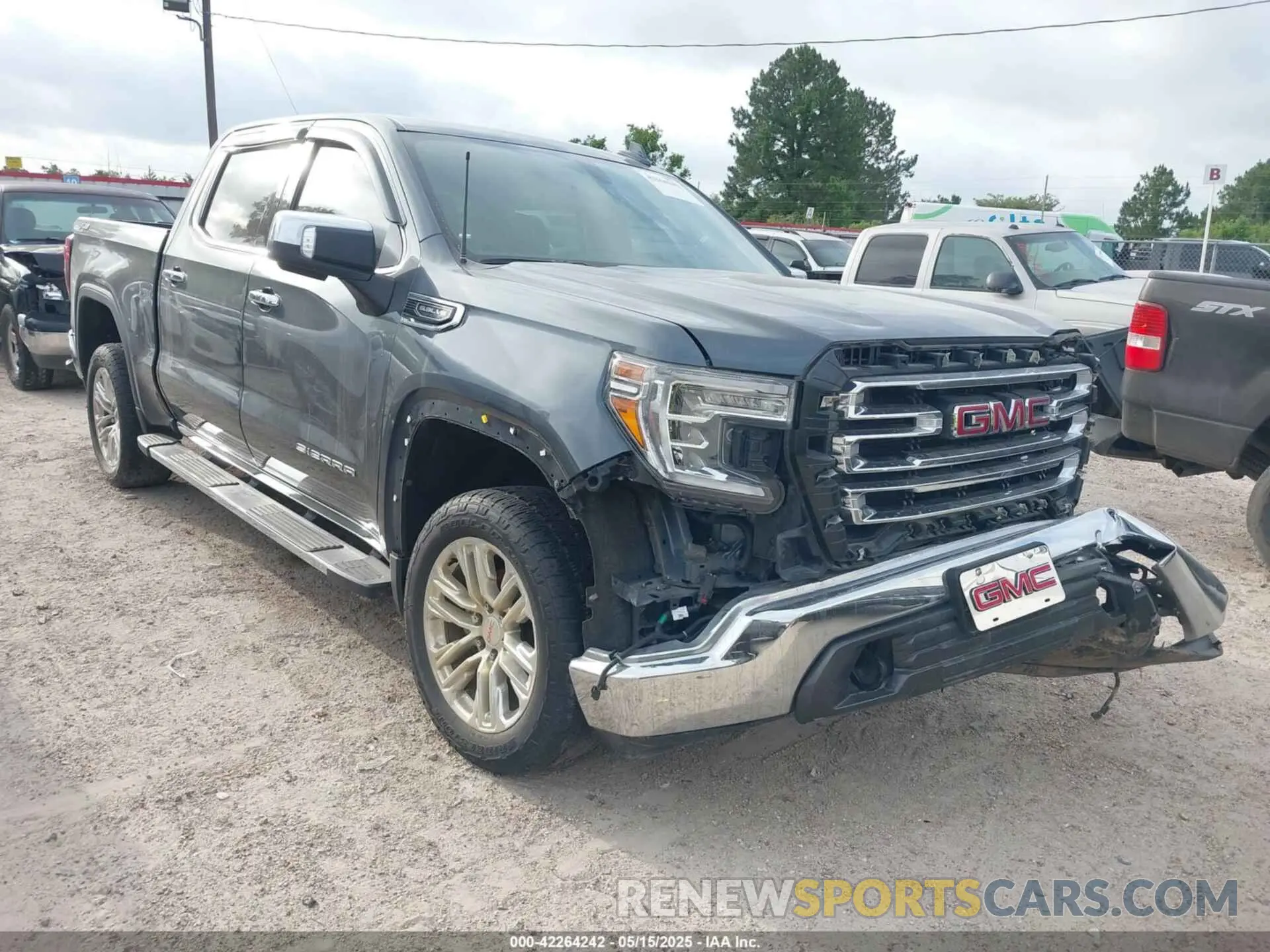 1 Photograph of a damaged car 3GTU9DED0KG200787 GMC SIERRA 1500 2019