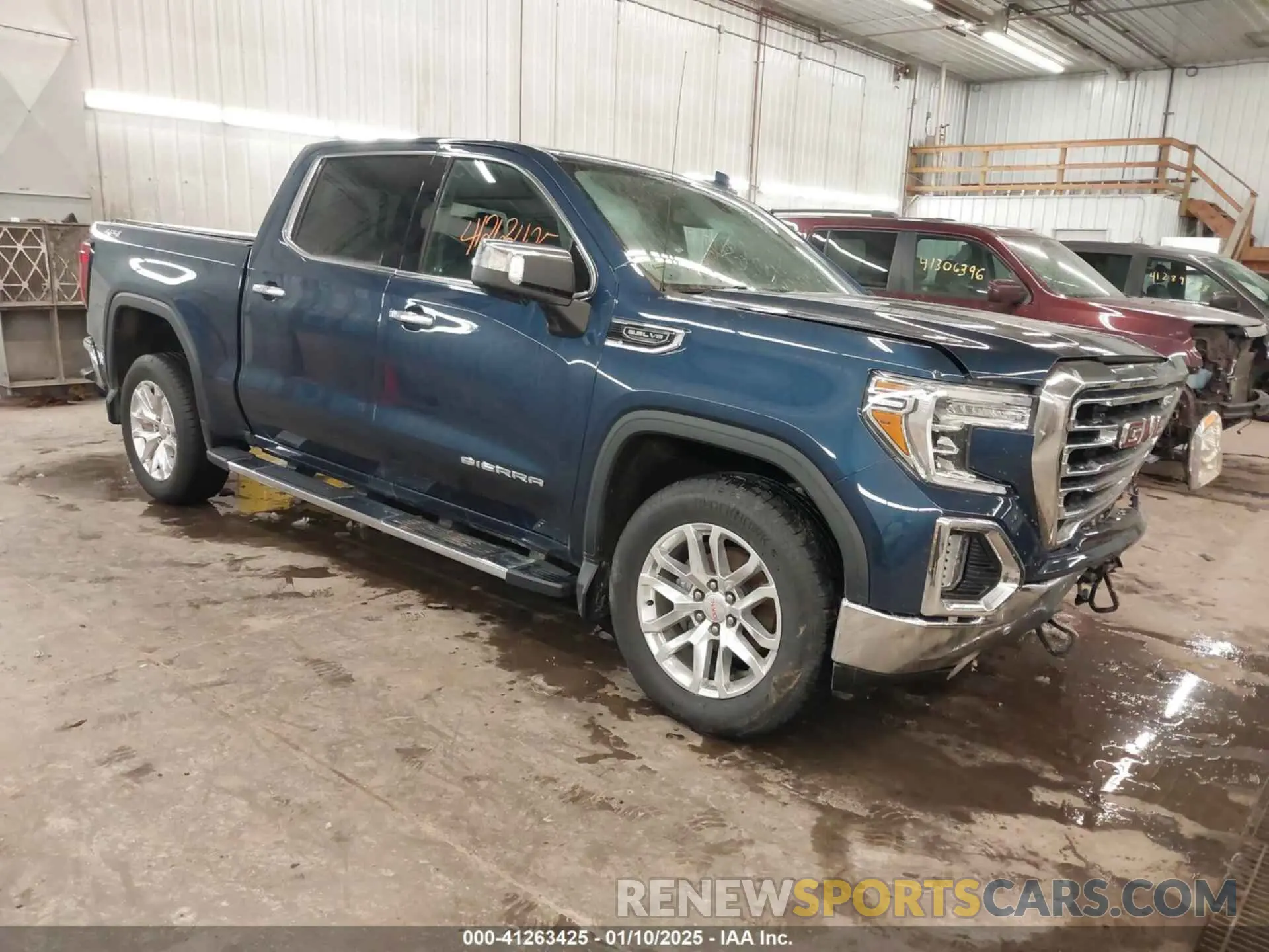1 Photograph of a damaged car 3GTU9DED3KG137085 GMC SIERRA 1500 2019