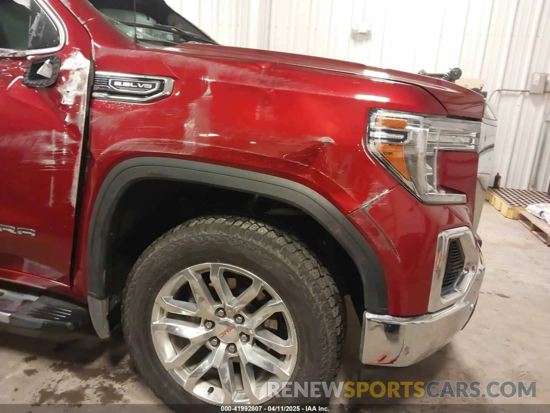 6 Photograph of a damaged car 3GTU9DED4KG132221 GMC SIERRA 1500 2019