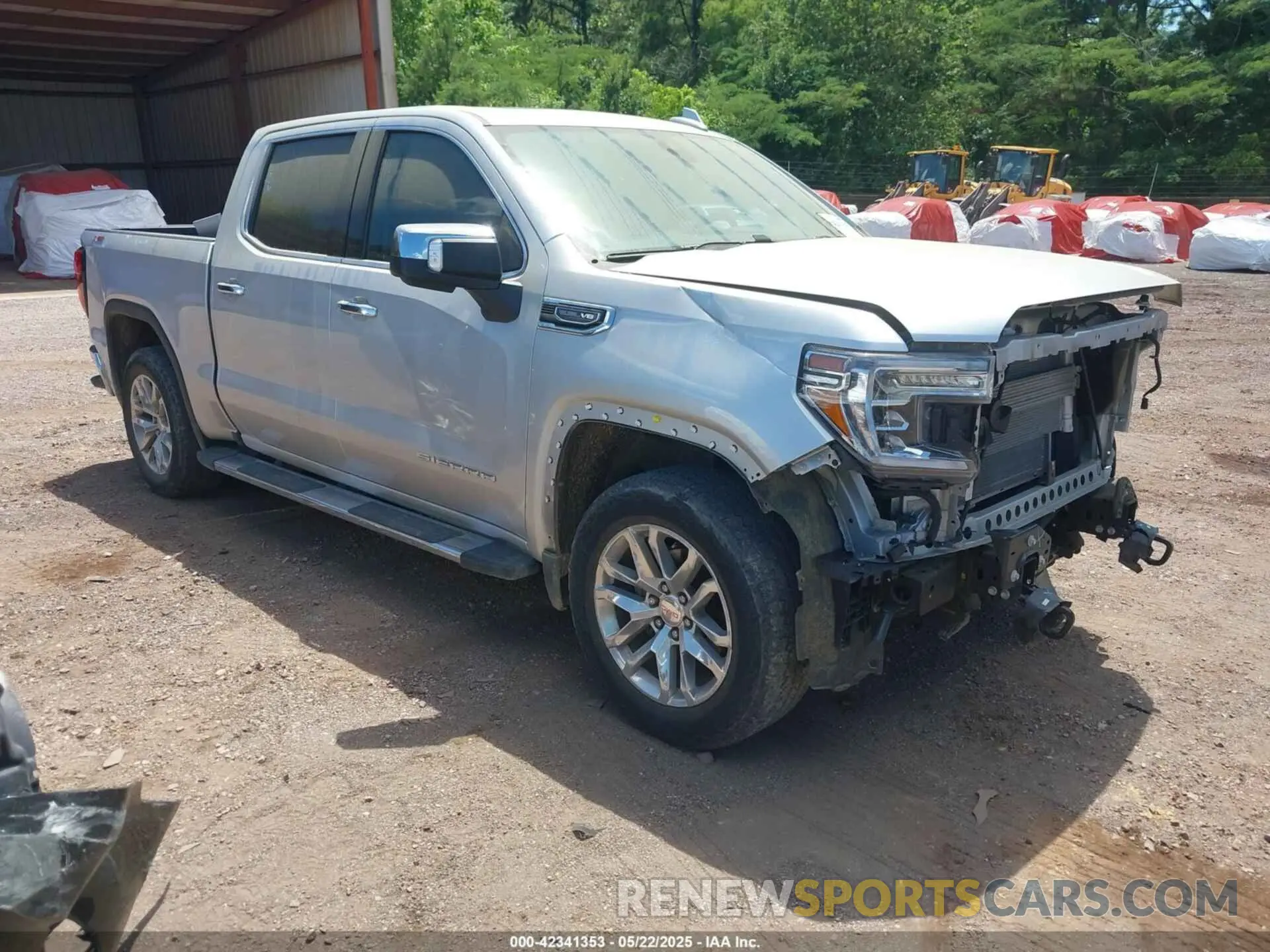 1 Photograph of a damaged car 3GTU9DED4KG203496 GMC SIERRA 1500 2019