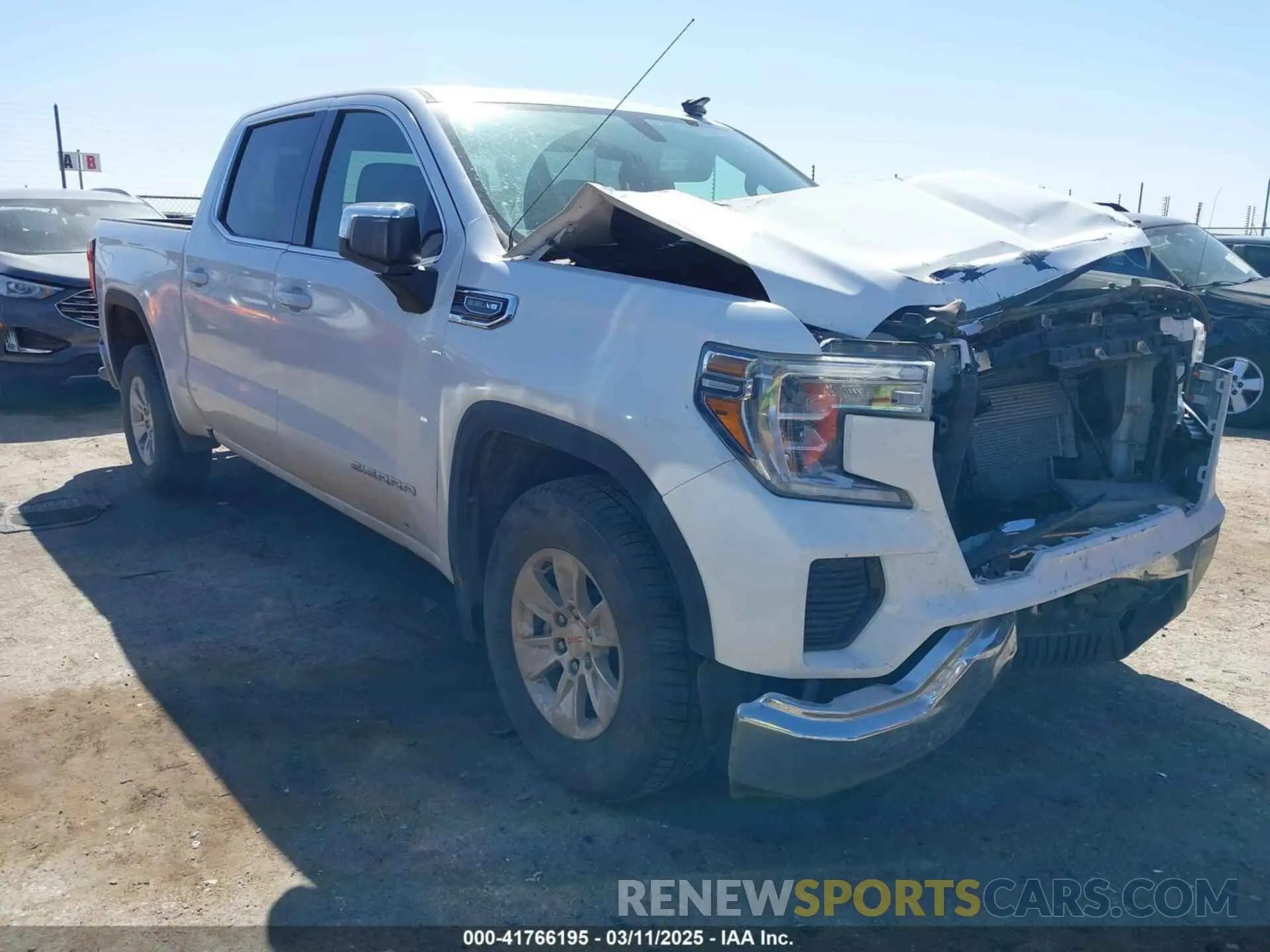 1 Photograph of a damaged car 1GTP8BED2LZ172075 GMC SIERRA 1500 2020