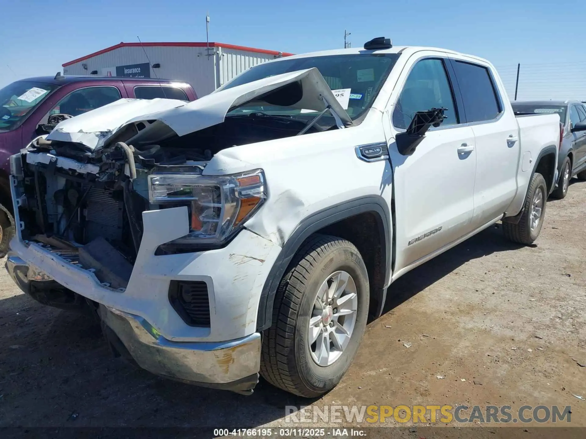 2 Photograph of a damaged car 1GTP8BED2LZ172075 GMC SIERRA 1500 2020