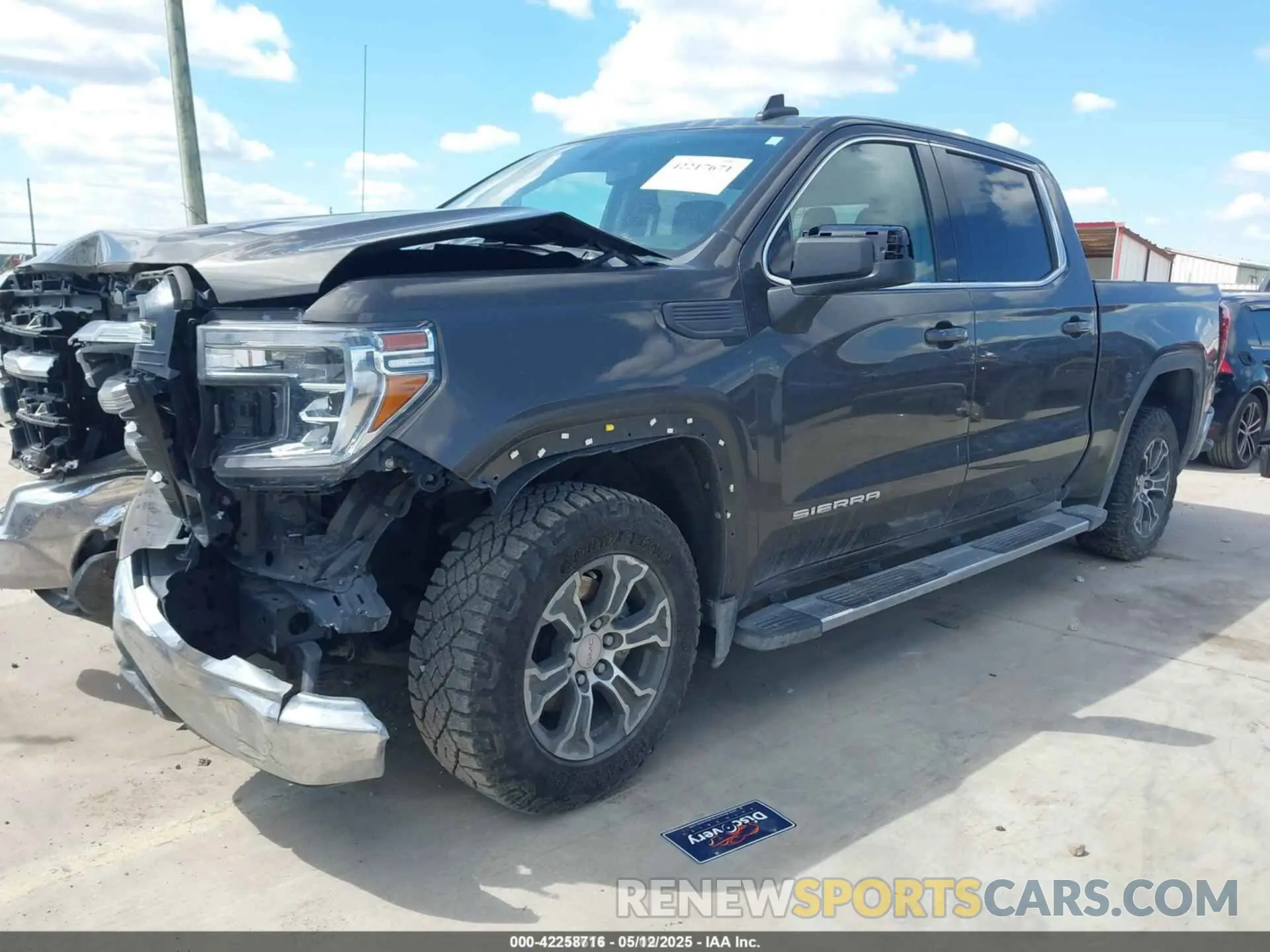 2 Photograph of a damaged car 1GTP8BEK1LZ163771 GMC SIERRA 1500 2020