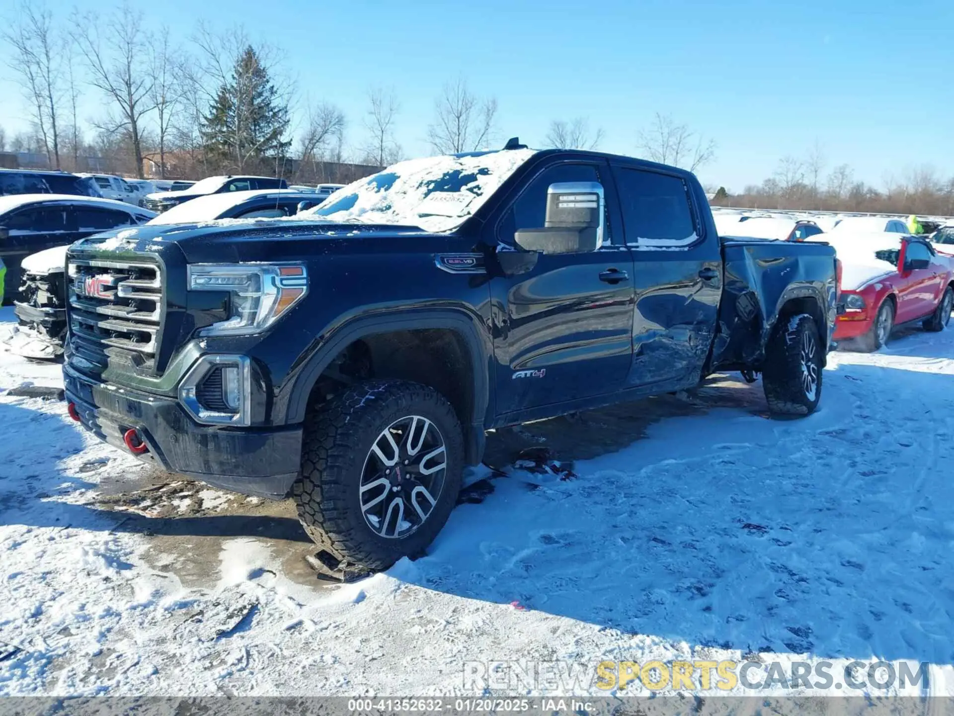 2 Photograph of a damaged car 1GTP9EEL7LZ126778 GMC SIERRA 1500 2020