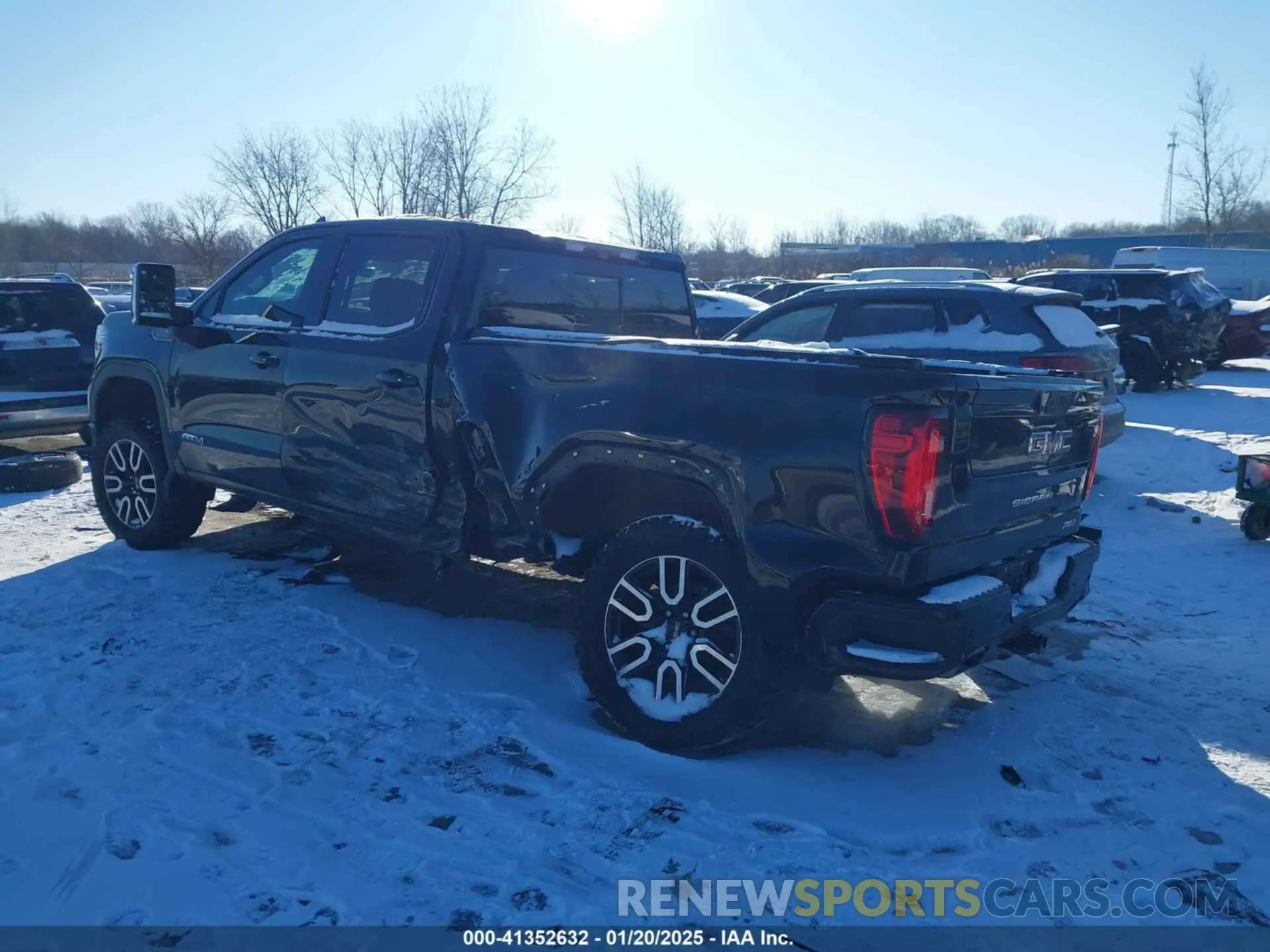 3 Photograph of a damaged car 1GTP9EEL7LZ126778 GMC SIERRA 1500 2020