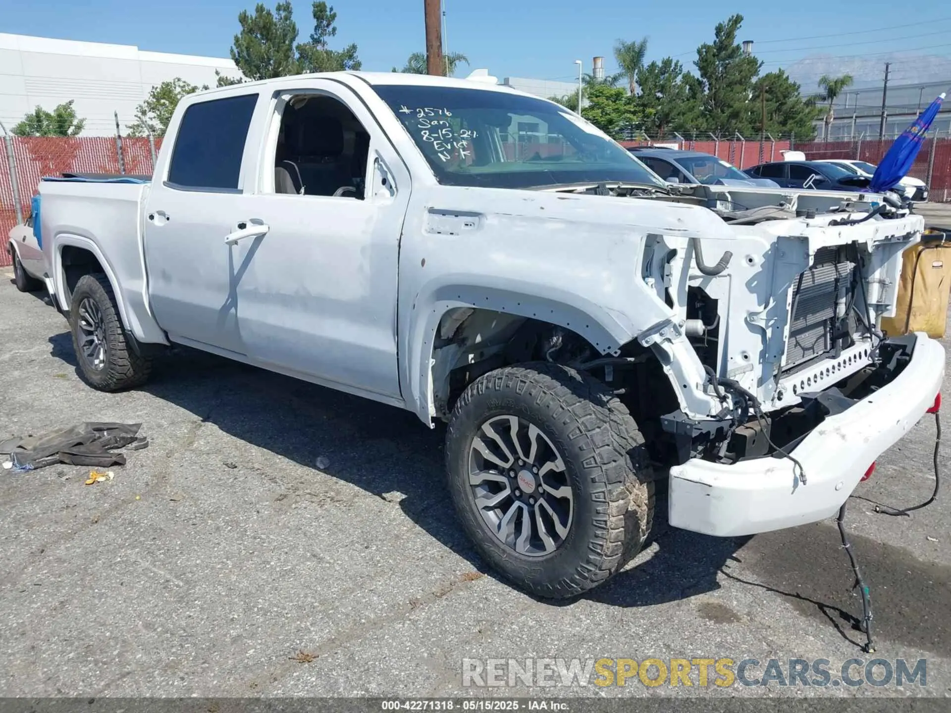 1 Photograph of a damaged car 1GTP9EELXLZ316476 GMC SIERRA 1500 2020