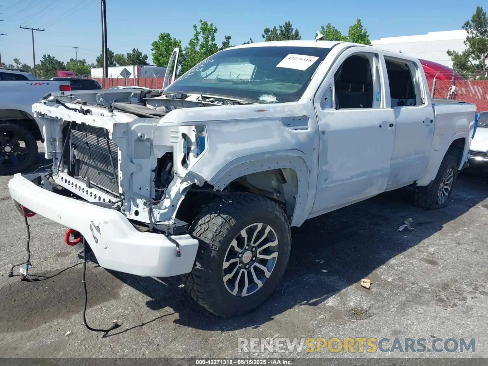 2 Photograph of a damaged car 1GTP9EELXLZ316476 GMC SIERRA 1500 2020