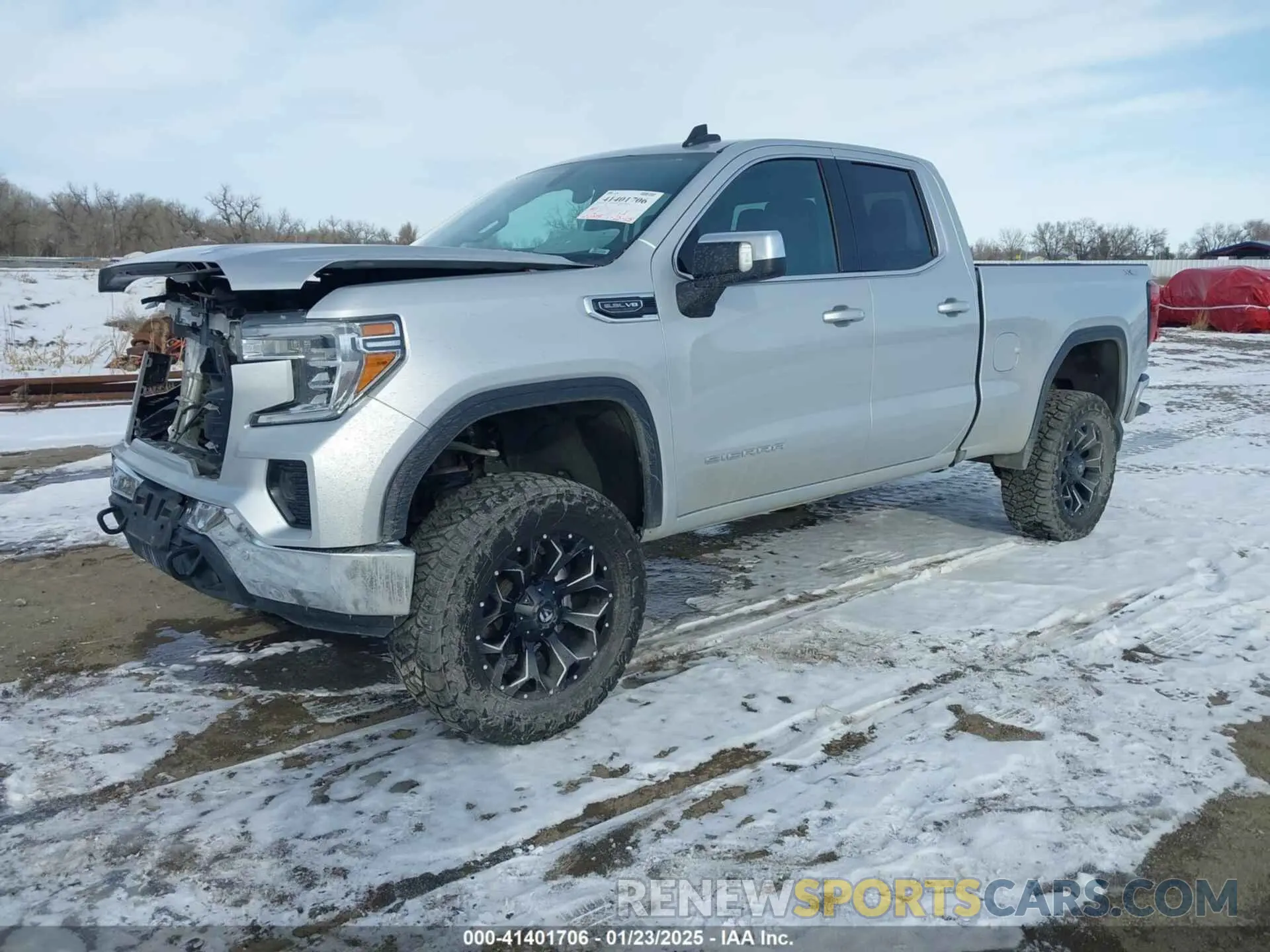 2 Photograph of a damaged car 1GTR9BED9LZ208043 GMC SIERRA 1500 2020