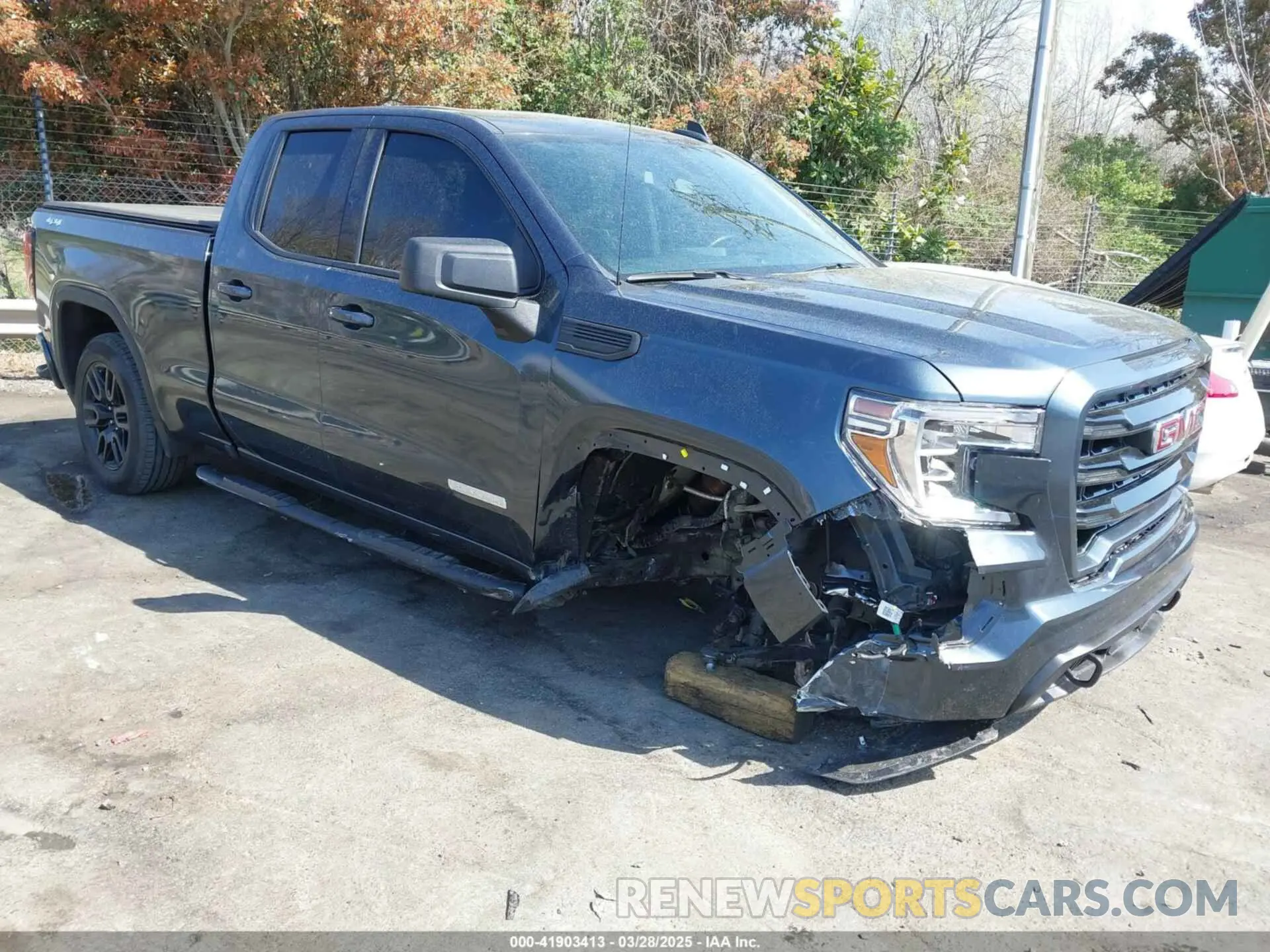 1 Photograph of a damaged car 1GTR9CEK0LZ154197 GMC SIERRA 1500 2020