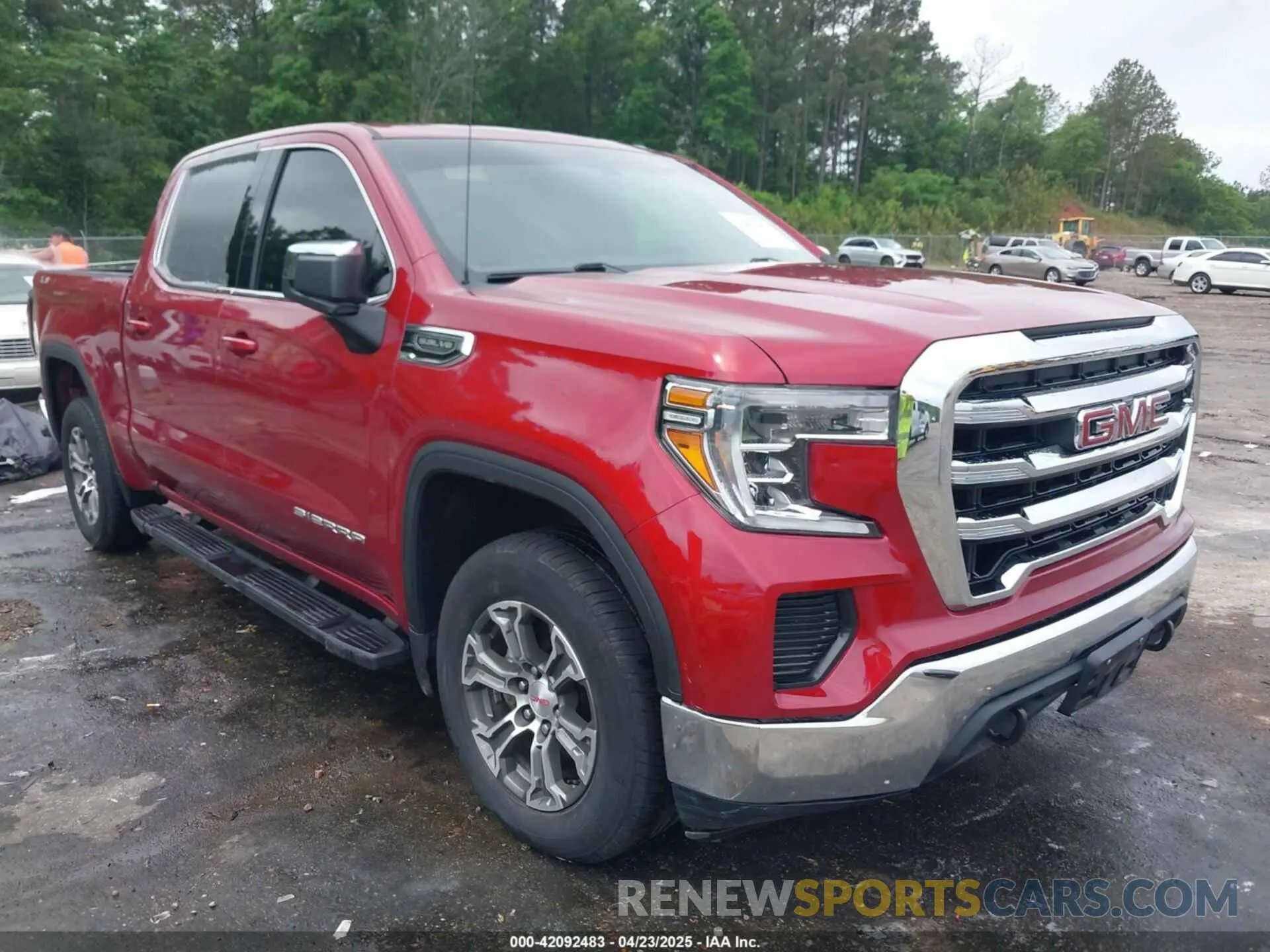 1 Photograph of a damaged car 1GTU9BED0LZ318294 GMC SIERRA 1500 2020