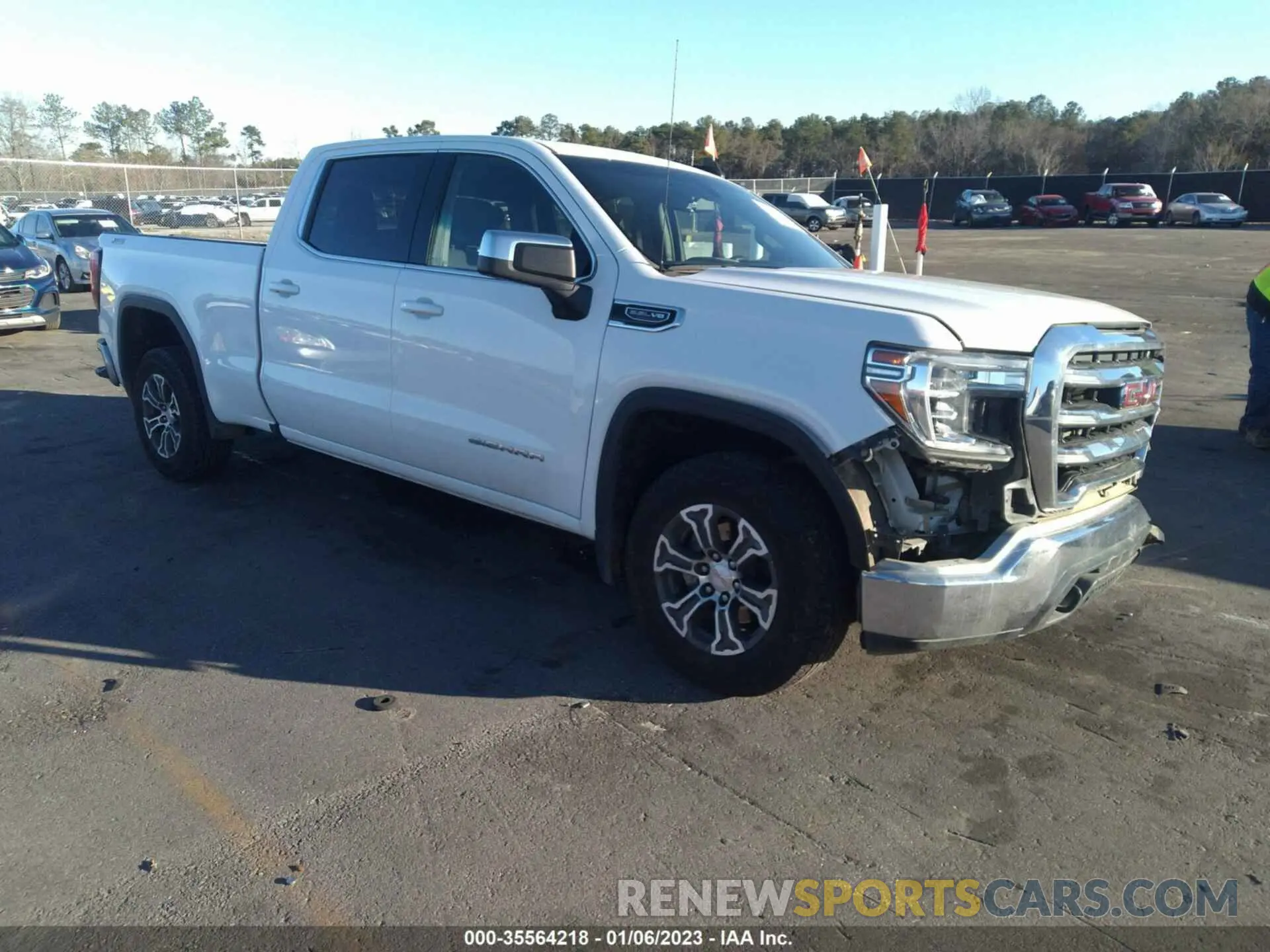 1 Photograph of a damaged car 1GTU9BED4LZ230610 GMC SIERRA 1500 2020