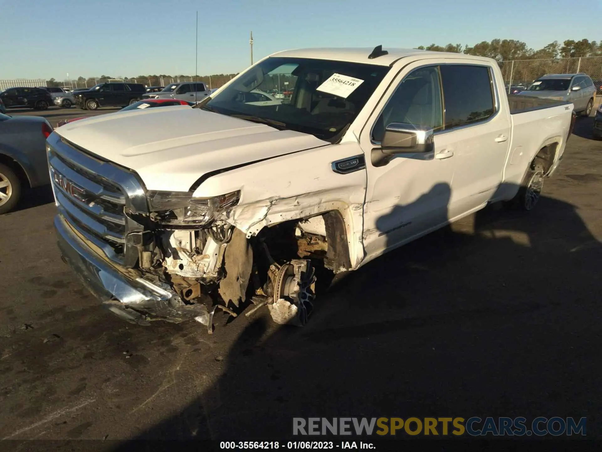 2 Photograph of a damaged car 1GTU9BED4LZ230610 GMC SIERRA 1500 2020