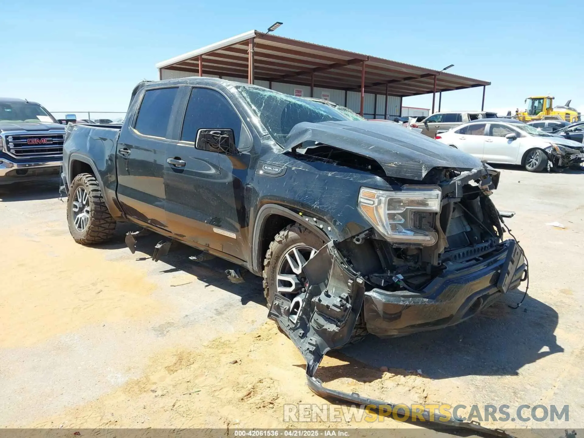 1 Photograph of a damaged car 1GTU9CEDXLZ123776 GMC SIERRA 1500 2020