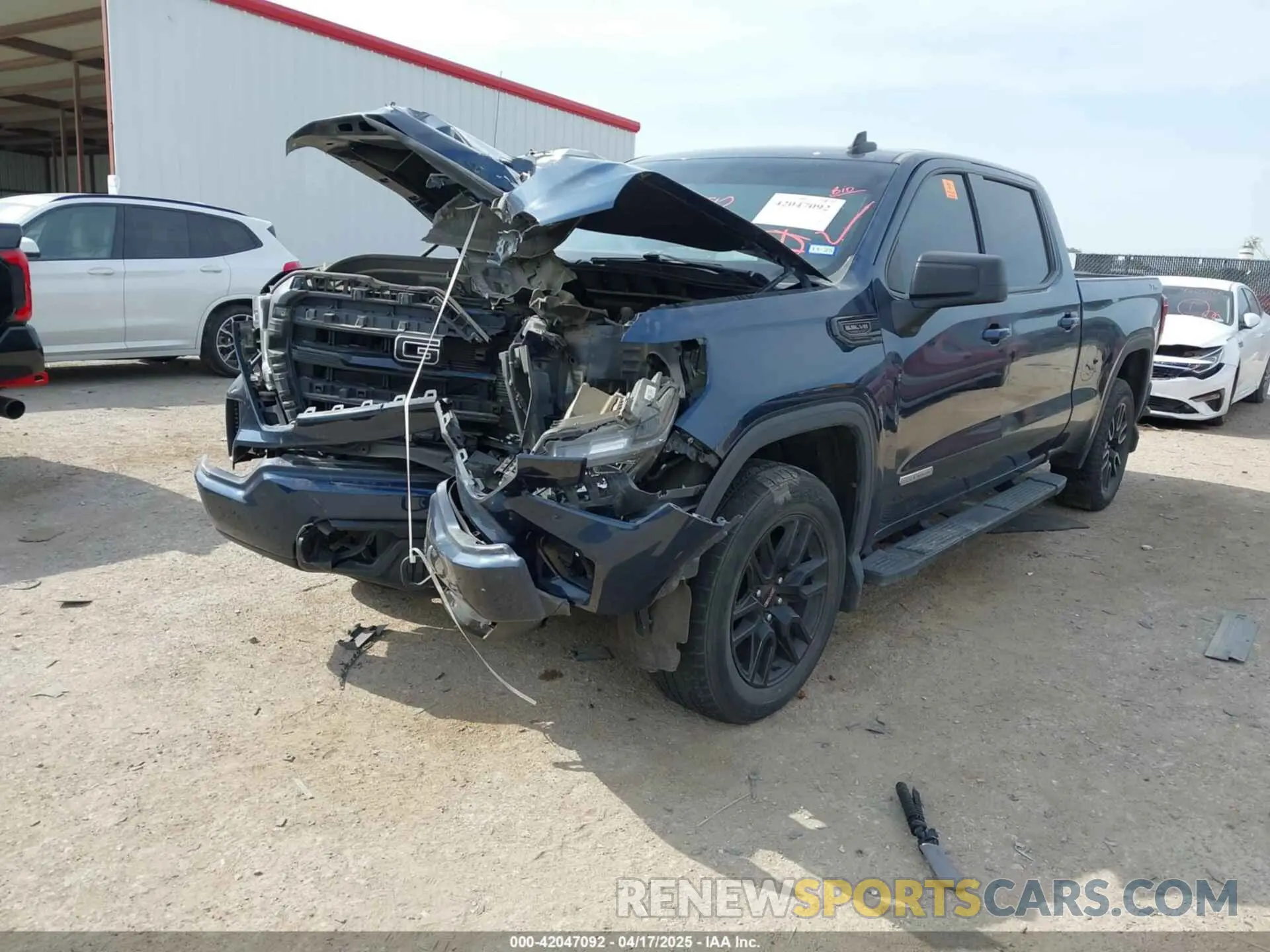 2 Photograph of a damaged car 1GTU9CEDXLZ199532 GMC SIERRA 1500 2020