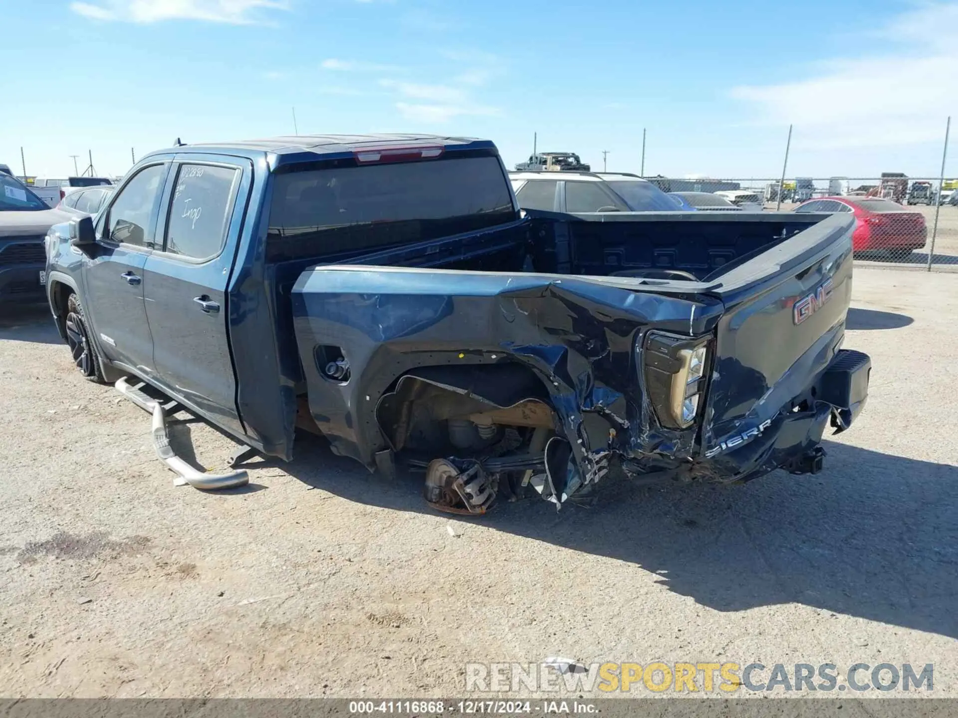 3 Photograph of a damaged car 3GTP8CEK0LG358153 GMC SIERRA 1500 2020