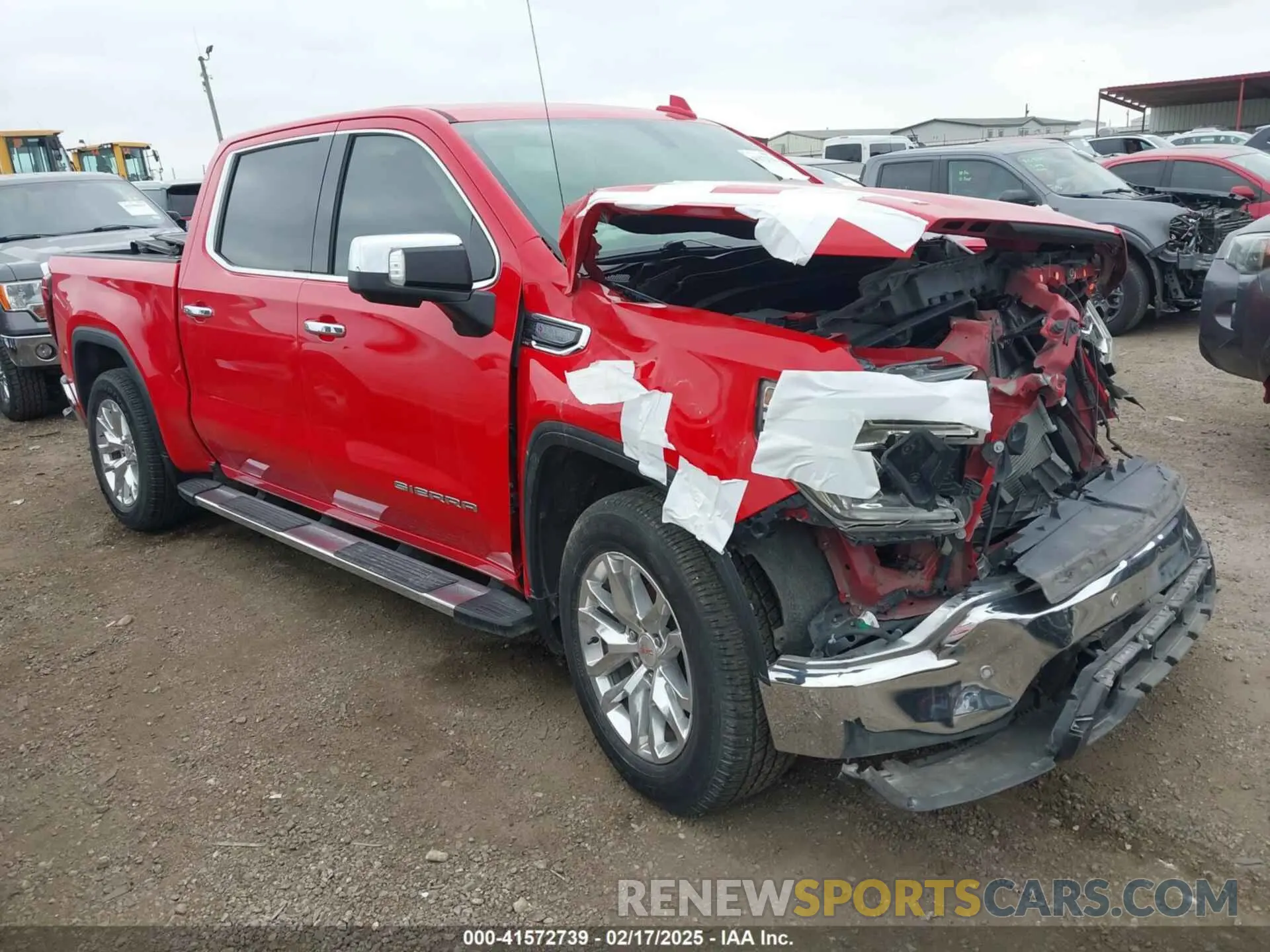 1 Photograph of a damaged car 3GTP8DED4LG163535 GMC SIERRA 1500 2020