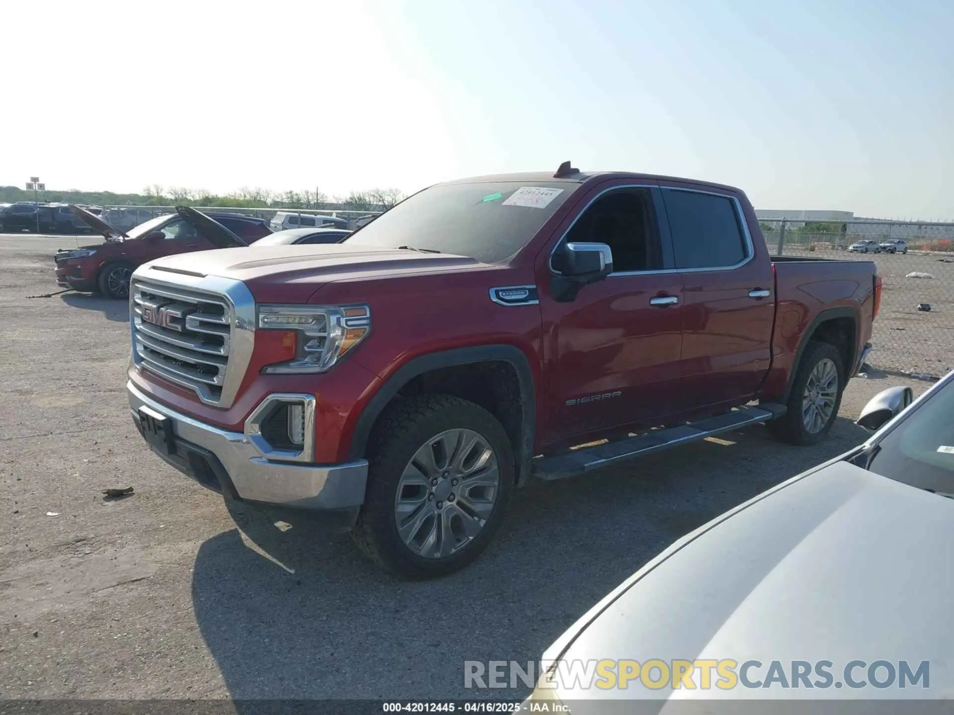 2 Photograph of a damaged car 3GTP8DED9LG288966 GMC SIERRA 1500 2020