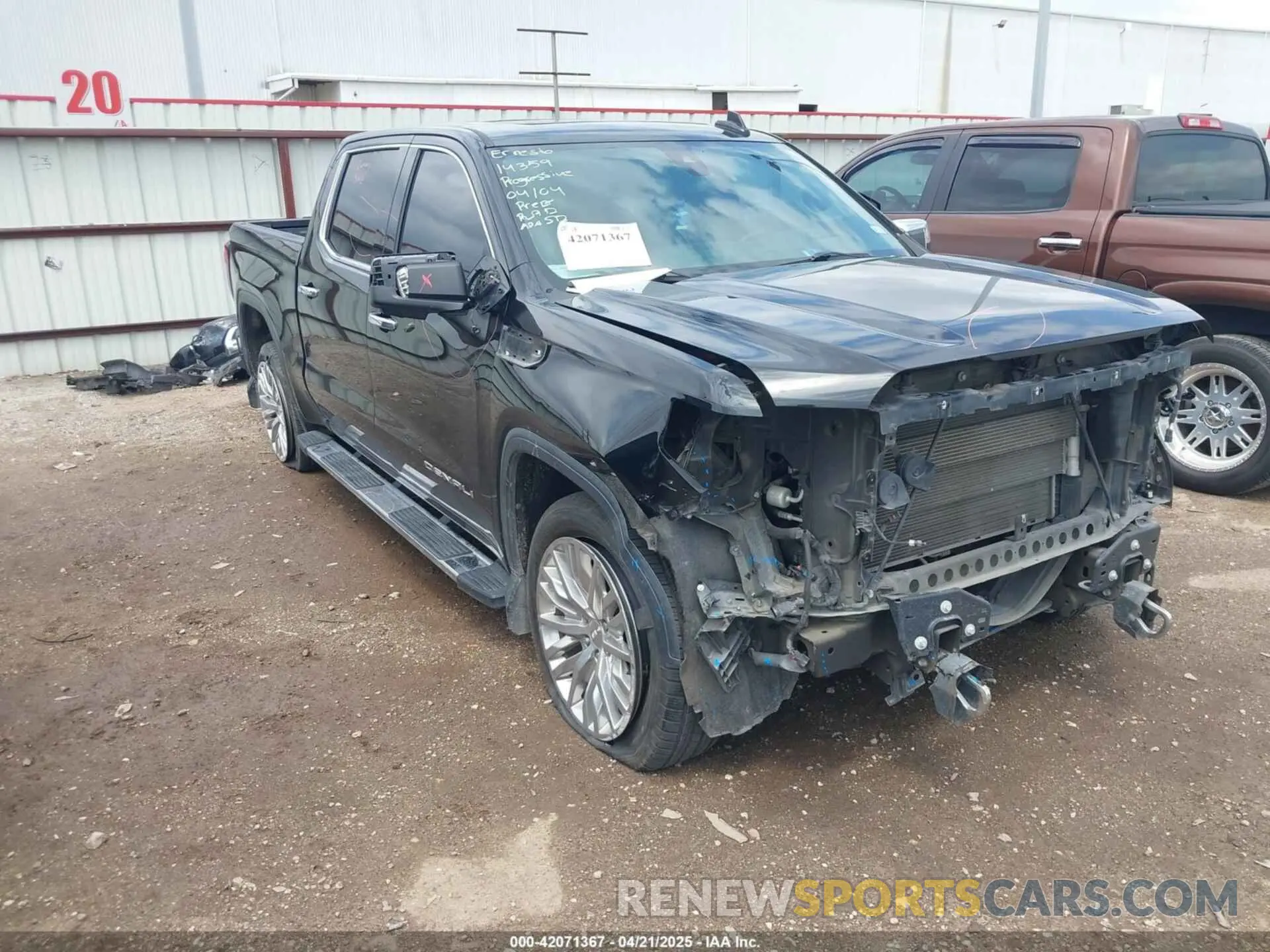 1 Photograph of a damaged car 3GTP8FED7LG284281 GMC SIERRA 1500 2020