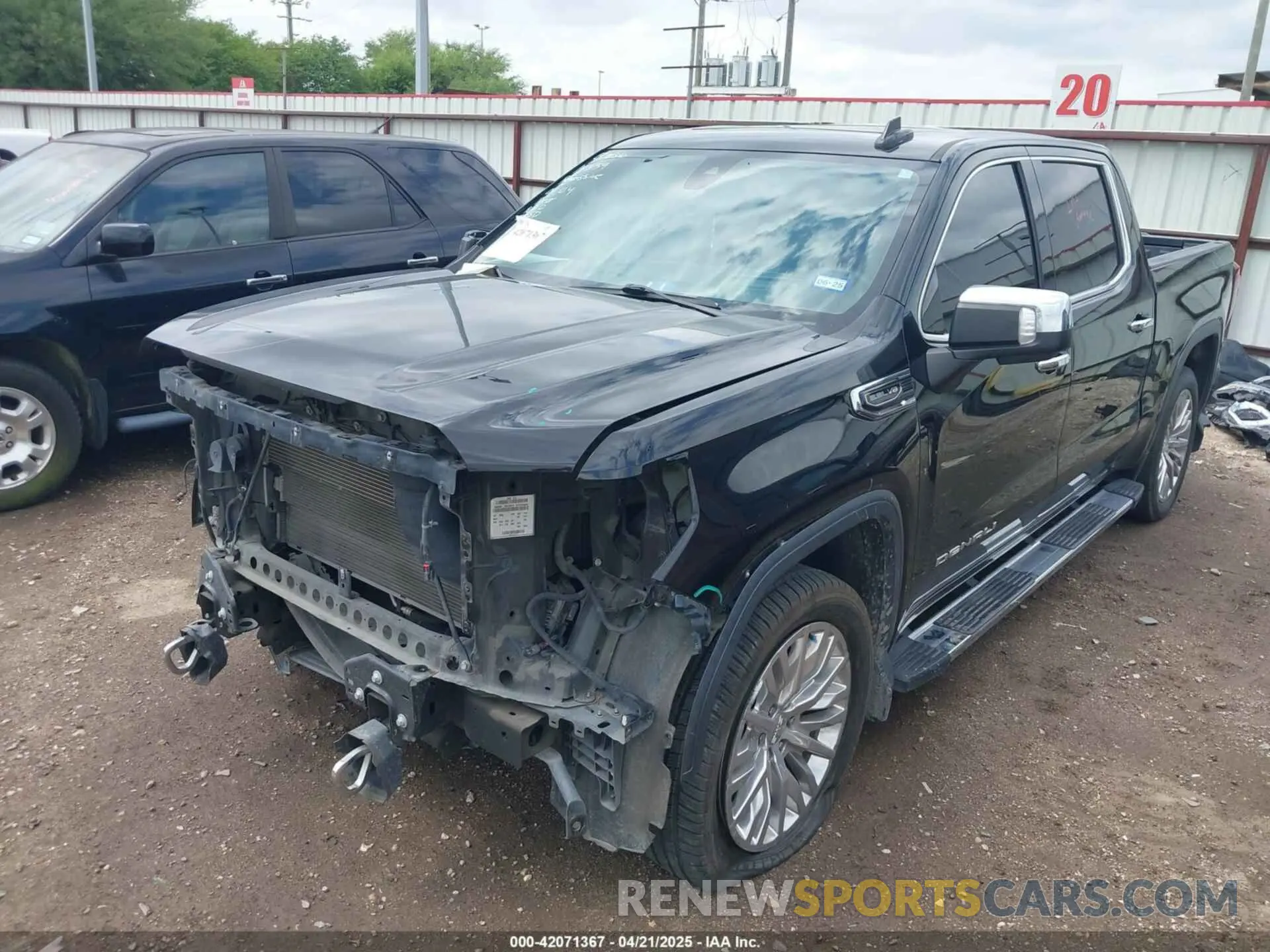 2 Photograph of a damaged car 3GTP8FED7LG284281 GMC SIERRA 1500 2020