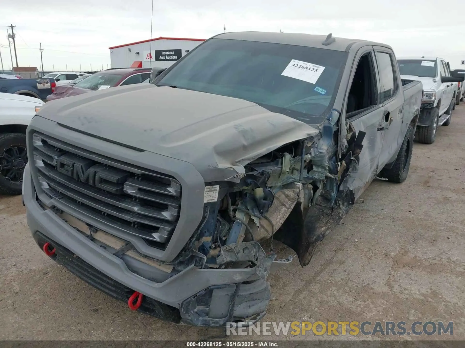 2 Photograph of a damaged car 3GTP9EEL1LG307584 GMC SIERRA 1500 2020
