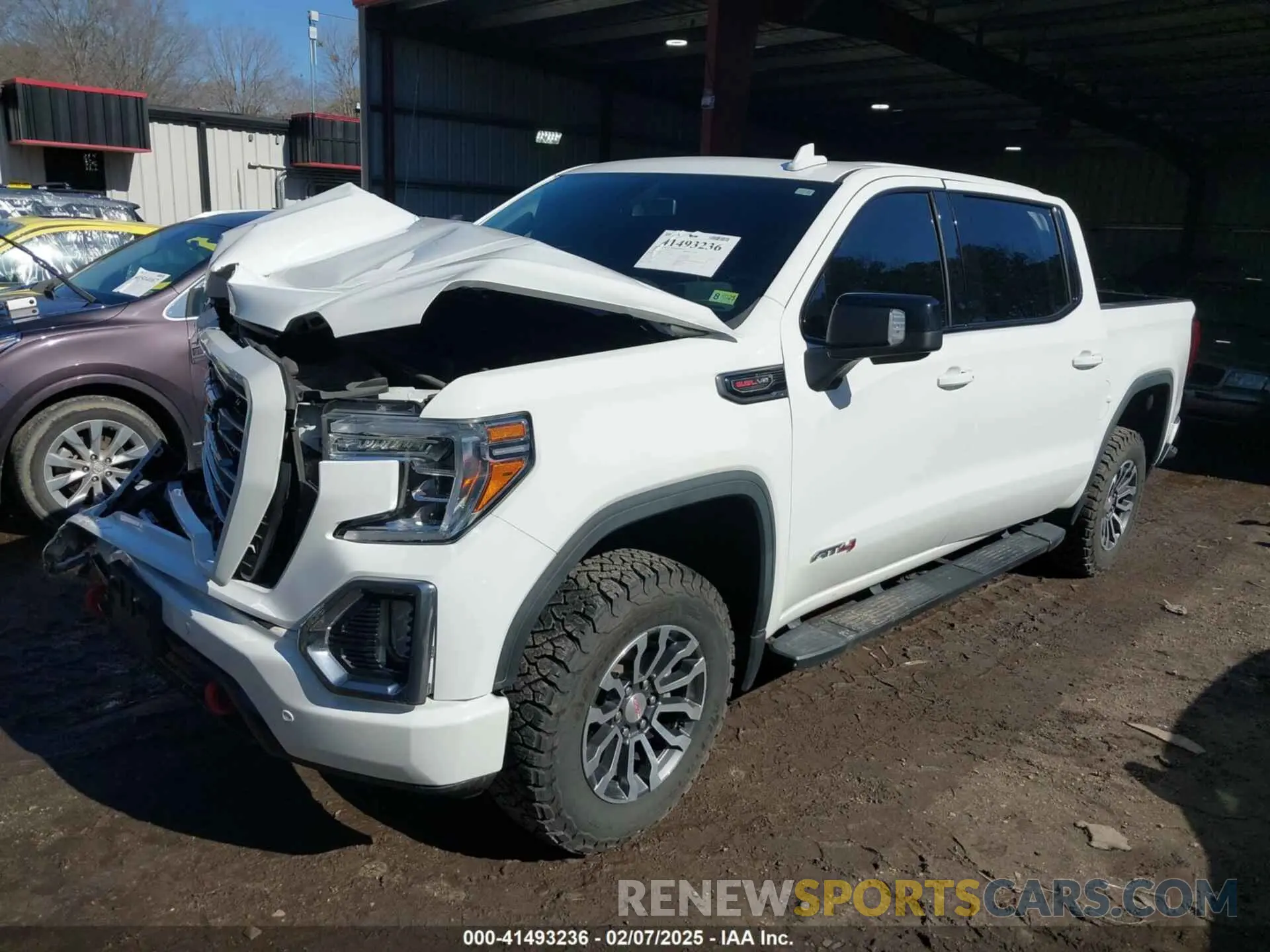 2 Photograph of a damaged car 3GTP9EEL5LG323786 GMC SIERRA 1500 2020