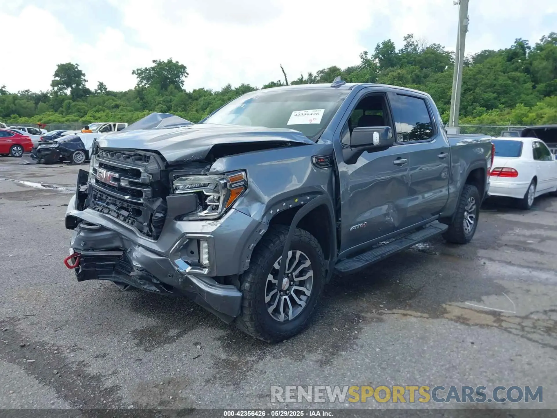 2 Photograph of a damaged car 3GTP9EEL5LG387844 GMC SIERRA 1500 2020