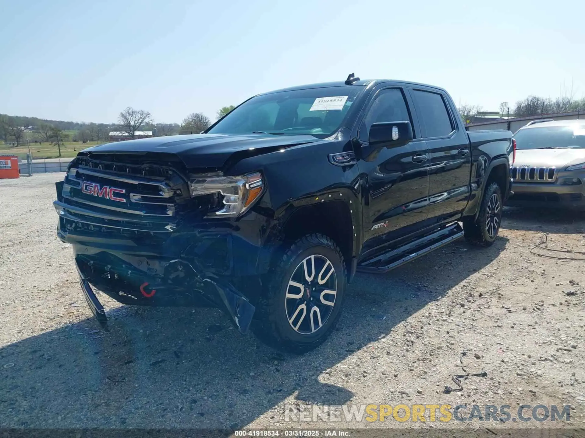 2 Photograph of a damaged car 3GTP9EEL9LG200654 GMC SIERRA 1500 2020