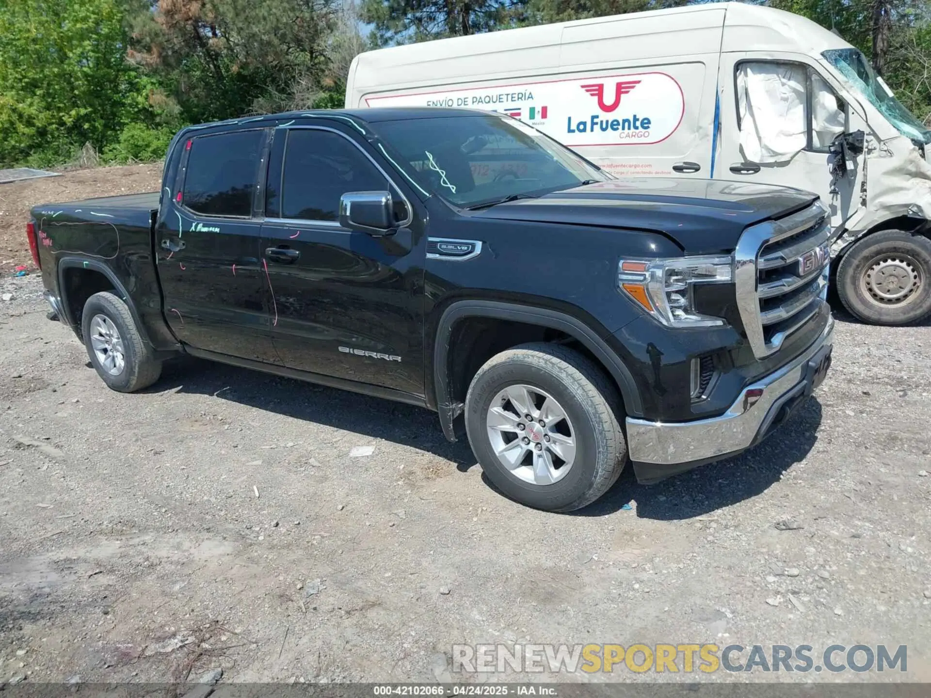 1 Photograph of a damaged car 3GTU9BED1LG343169 GMC SIERRA 1500 2020