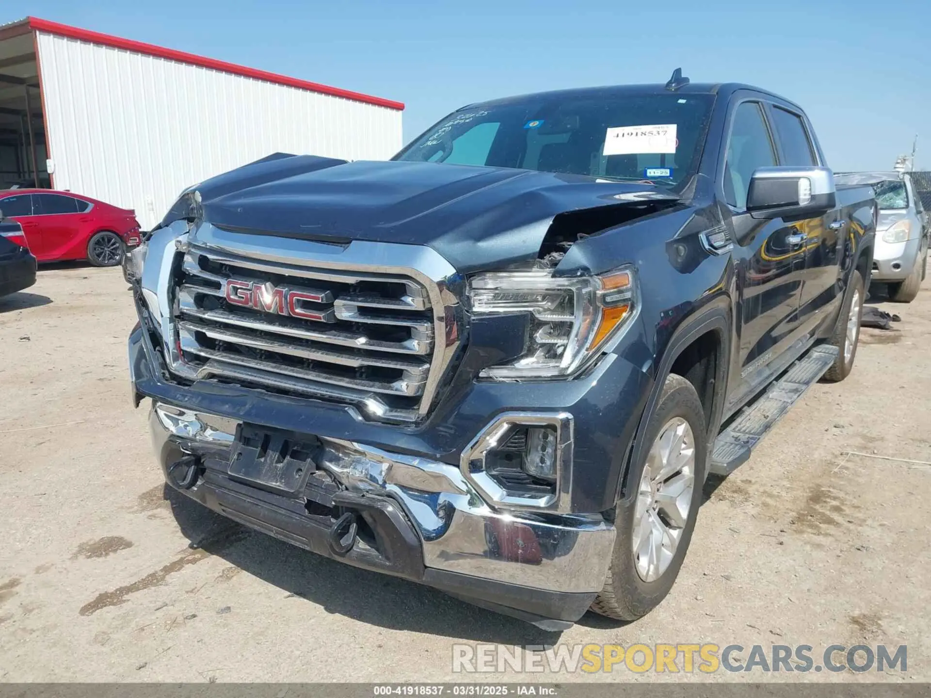 2 Photograph of a damaged car 3GTU9DED0LG122979 GMC SIERRA 1500 2020
