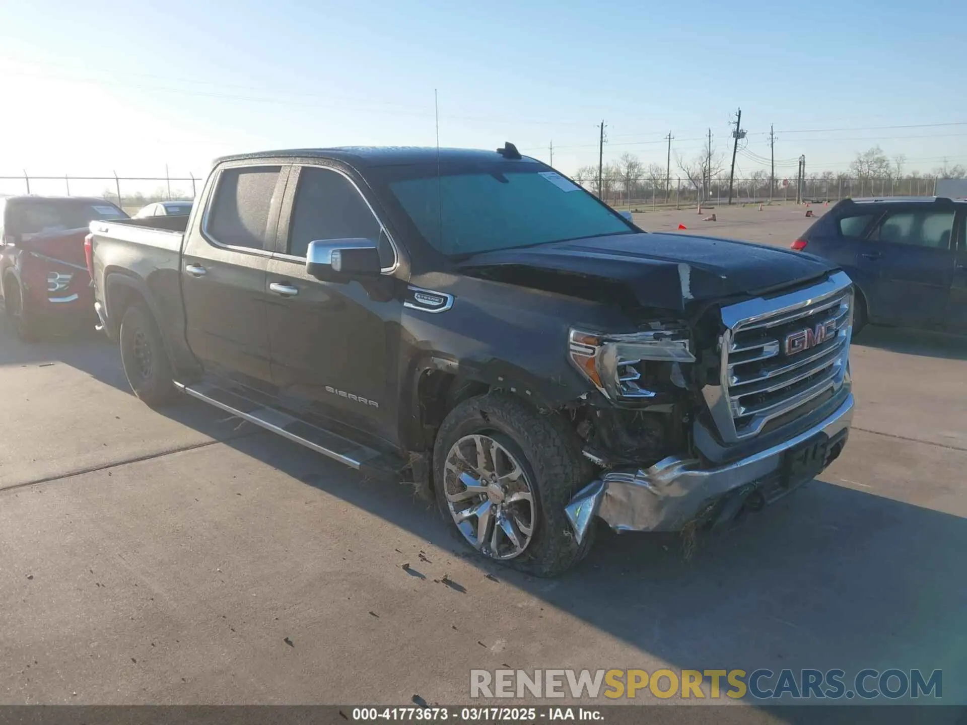 1 Photograph of a damaged car 3GTU9DED0LG367331 GMC SIERRA 1500 2020