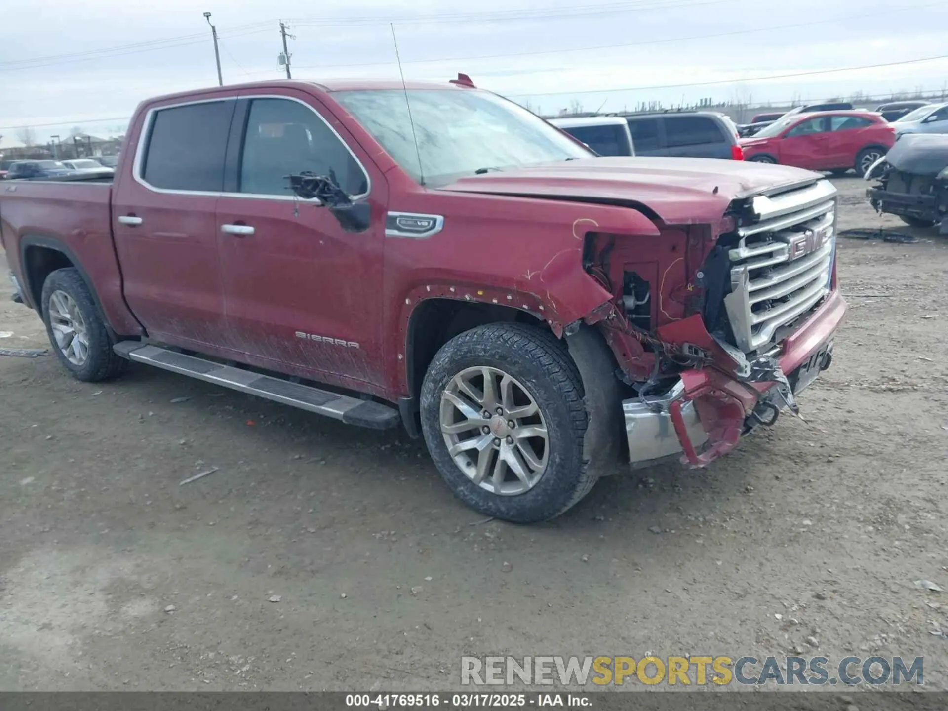 1 Photograph of a damaged car 3GTU9DED2LG252018 GMC SIERRA 1500 2020